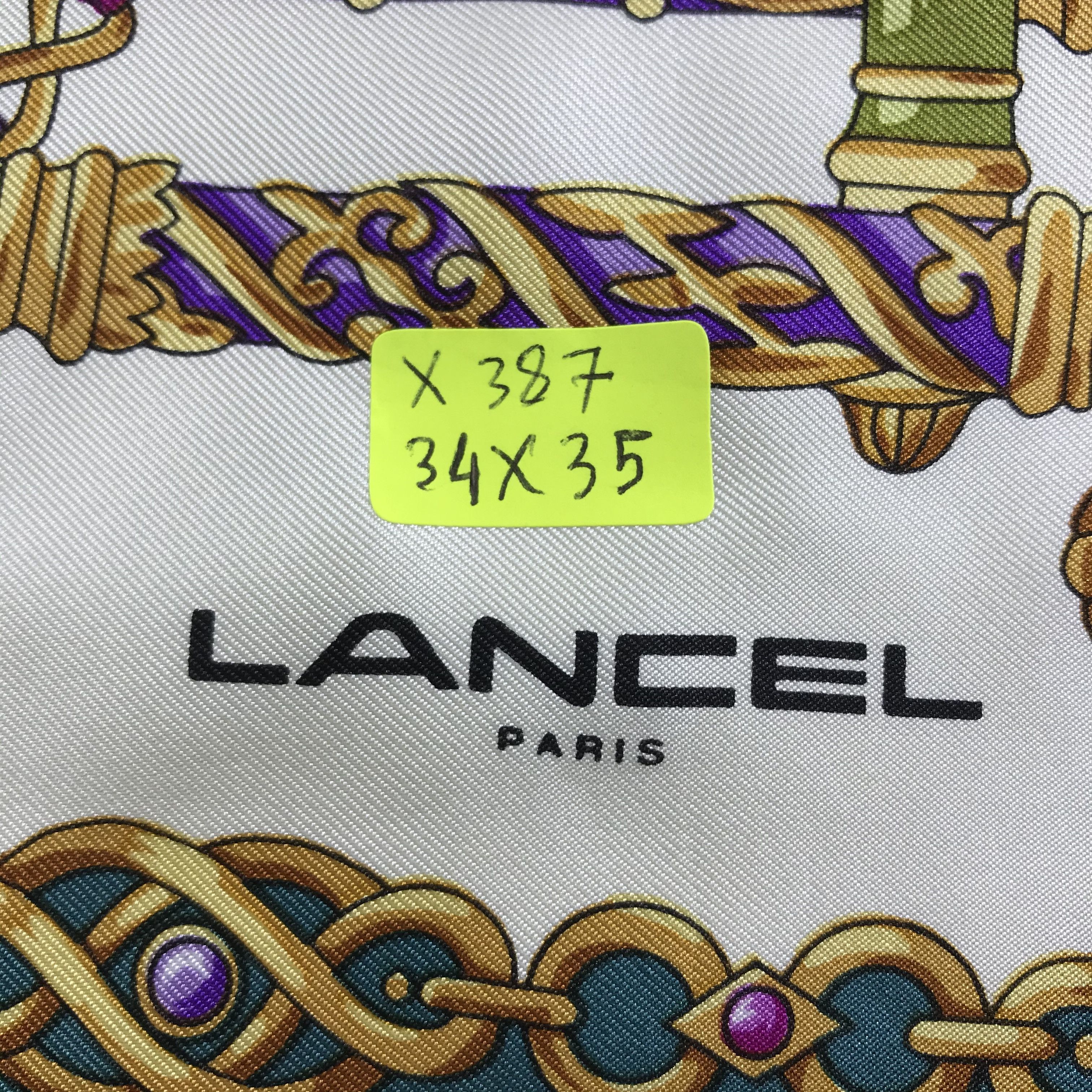 Lancel Vintage Lancel Silk Scarf Size ONE SIZE - 6 Thumbnail