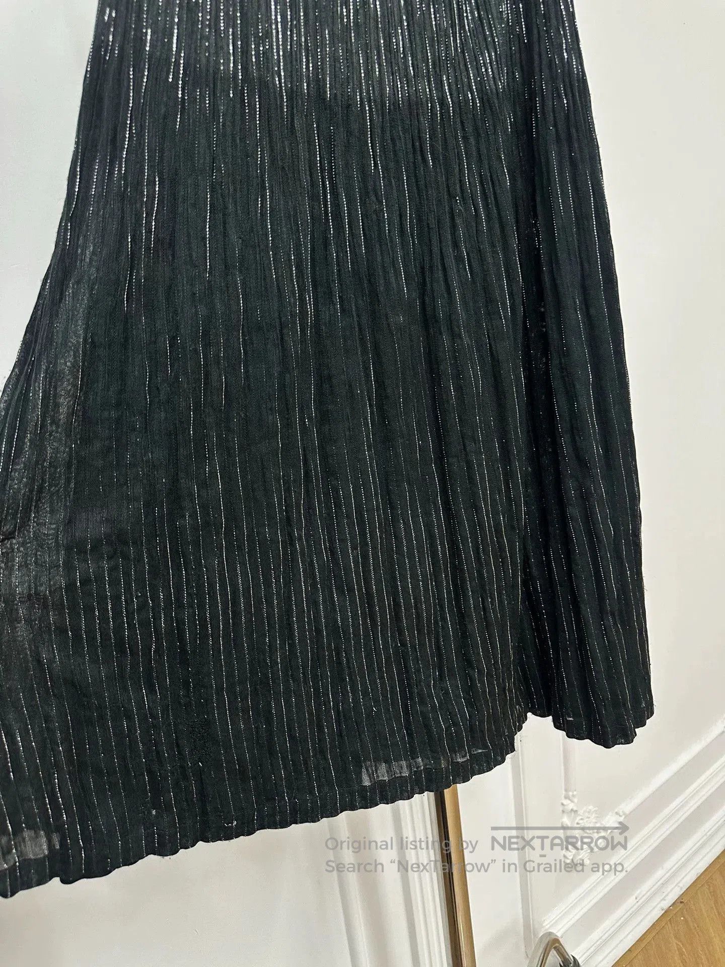 Issey Miyake Issey Miyake Pleated Long Skirt. Size 35" - 3 Thumbnail