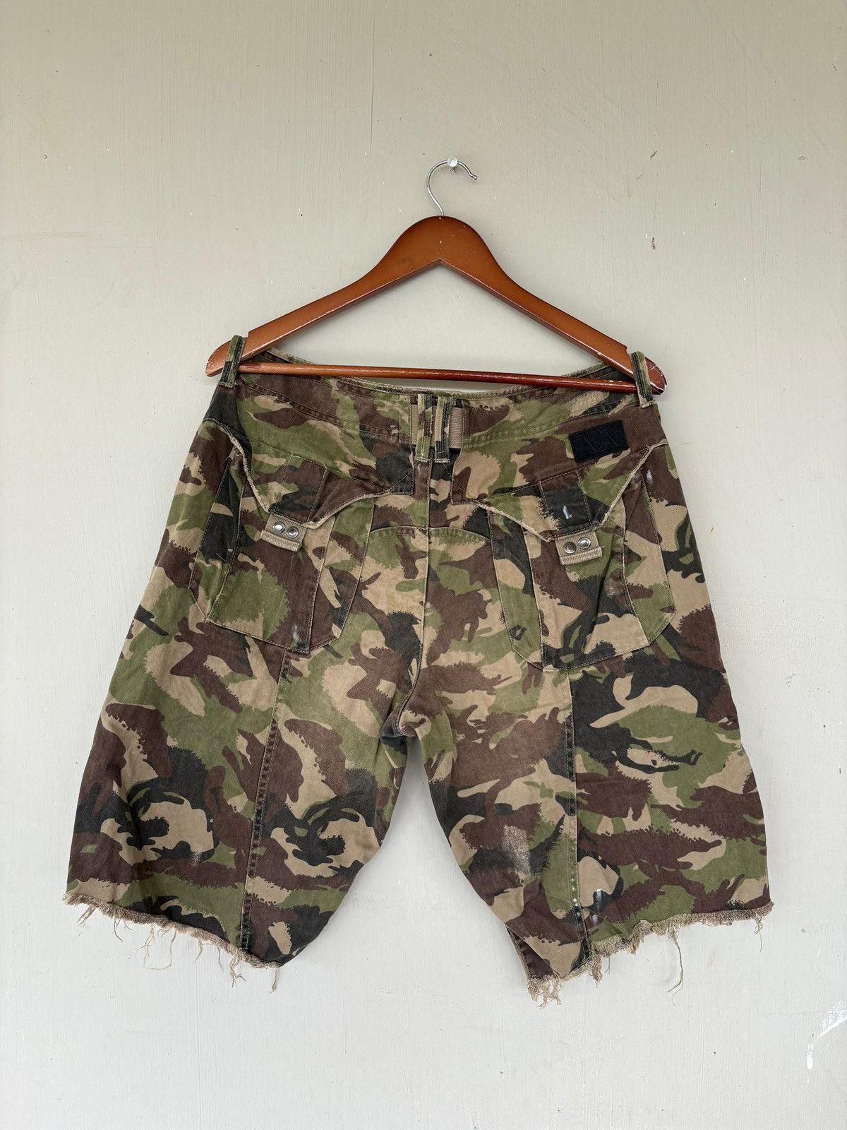 Armani Exchange Armani Exchage Short Pant Camoflage Cargo Pant Size US 31 - 4 Thumbnail