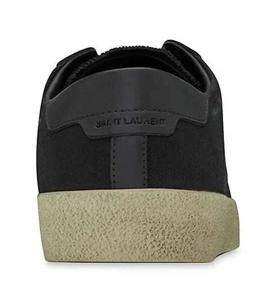 Saint Laurent Paris o1s1wg111024 Court Classic Embroidered Sneakers in Black Size US 8 / EU 41 - 3 Thumbnail