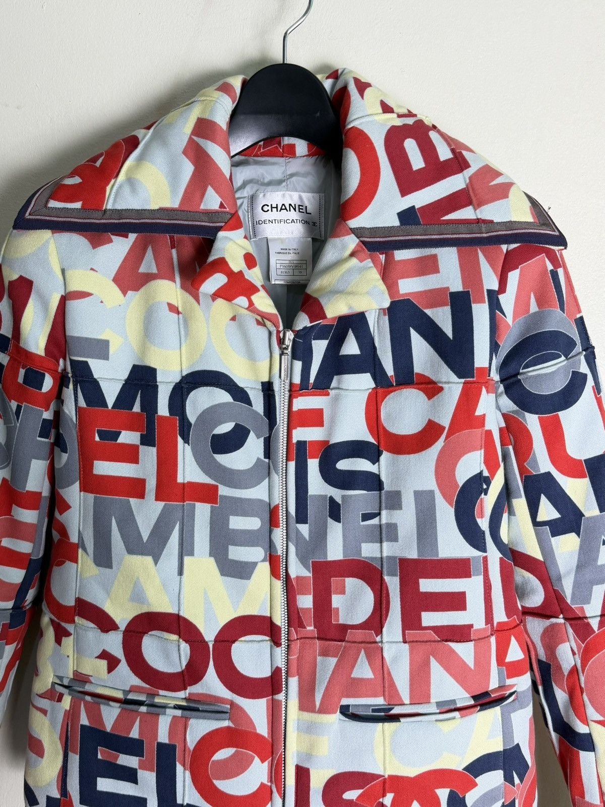 Chanel Chanel Identification Multi Color Graffiti Padded Jacket Size XS / US 0-2 / IT 36-38 - 3 Thumbnail