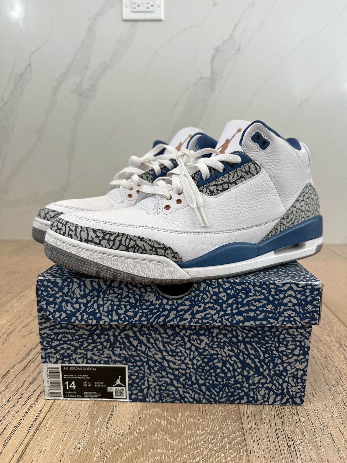 Jordan Brand Jordan 3 Retro Wizards Size US 14 / EU 47 - 1 Thumbnail