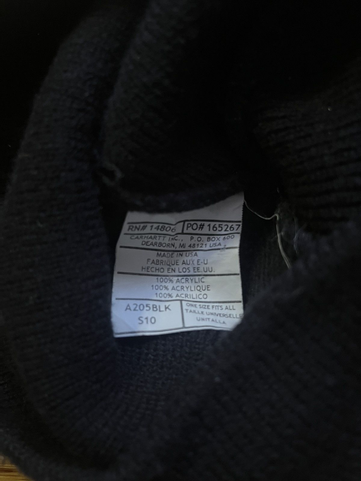 Carhartt Vintage Carhartt Beanie Made In USA Size ONE SIZE - 3 Thumbnail