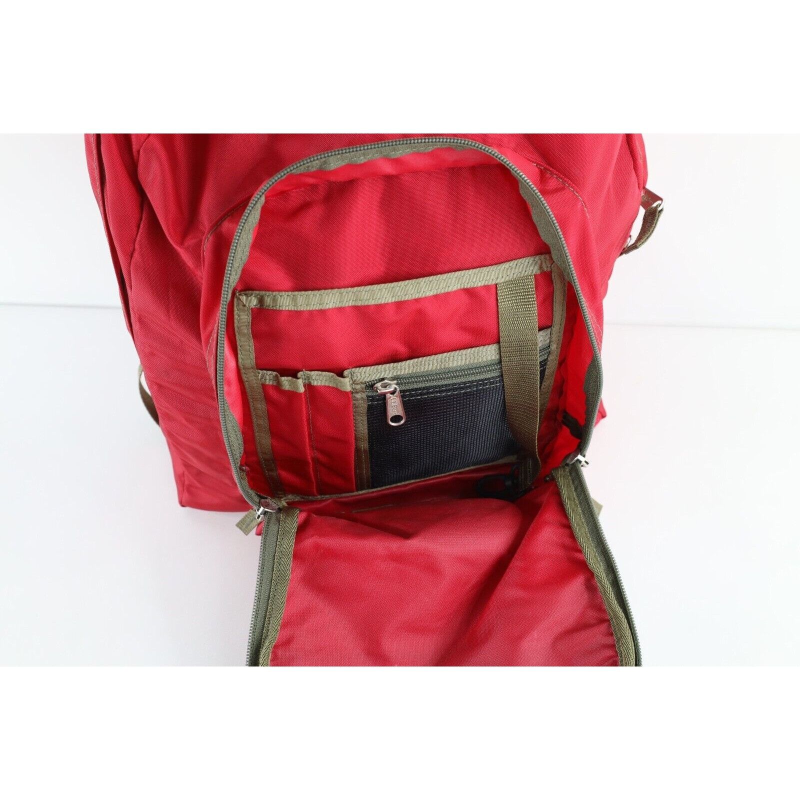 L.L. Bean × Vintage Vintage 90s Spell Out LL Bean Distressed Reflective Backpack Size ONE SIZE - 17 Thumbnail
