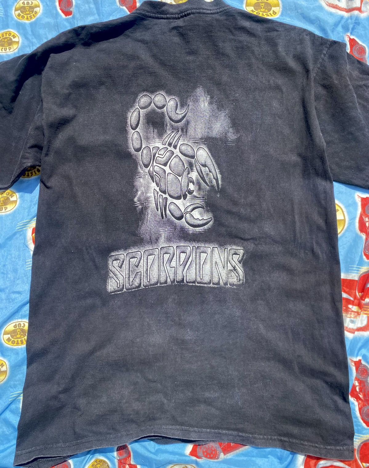 Giant SCORPIONS Vintage Mexican Bootleg All-Over Print Size US L / EU 52-54 / 3 - 4 Thumbnail