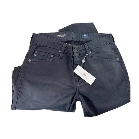 AG Adriano Goldschmied AG Adriano Goldschmied Mens Black Matchbox Slim Fit Straight Size US 29 - 4 Thumbnail