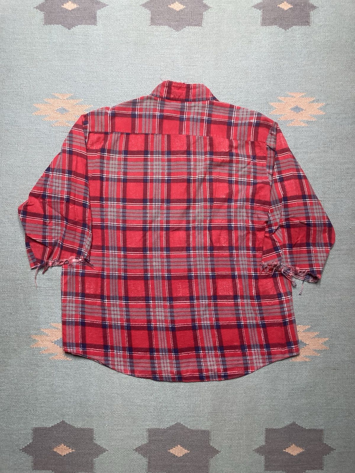 Vintage 60s winter king flannel shirt chopped farm brushed cotton M Size US M / EU 48-50 / 2 - 7 Thumbnail