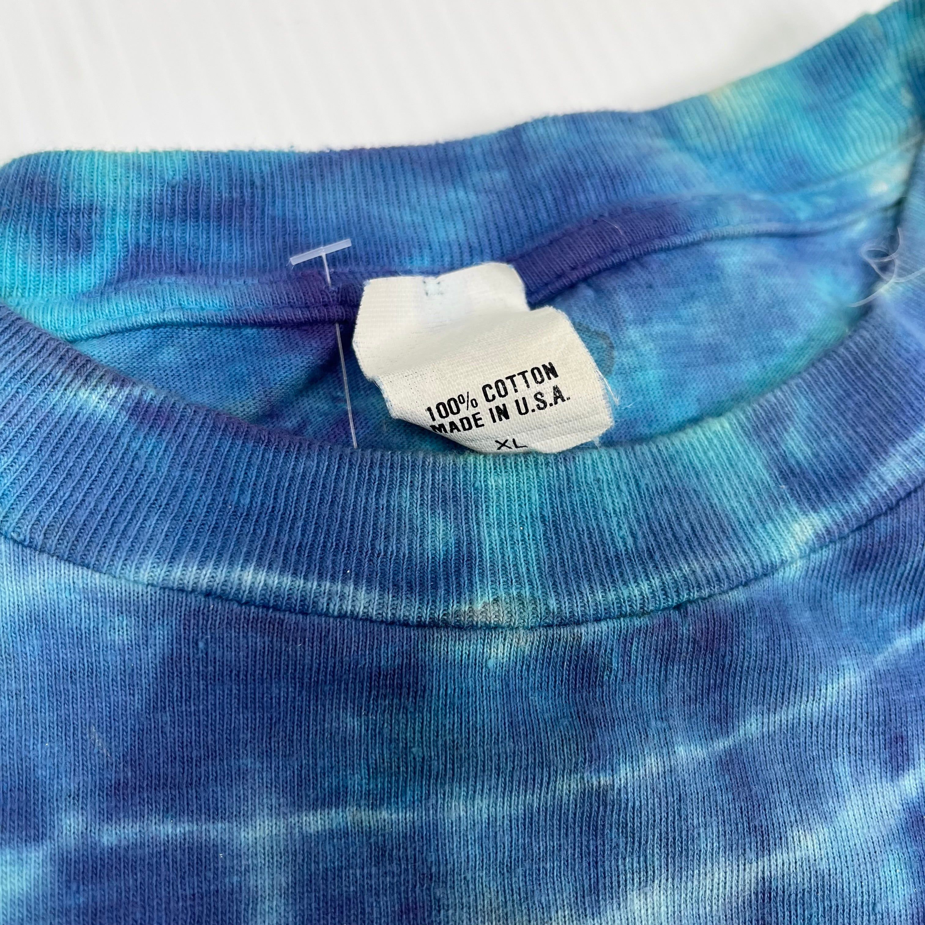 Vintage 1990 Robert Plant Canadian Tour Tie Dye Tee XL Size US XL / EU 56 / 4 - 4 Thumbnail