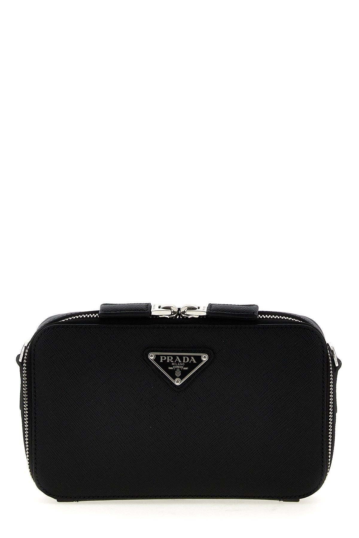 image of 'Prada Brique' Crossbody Bag in Black, Men's