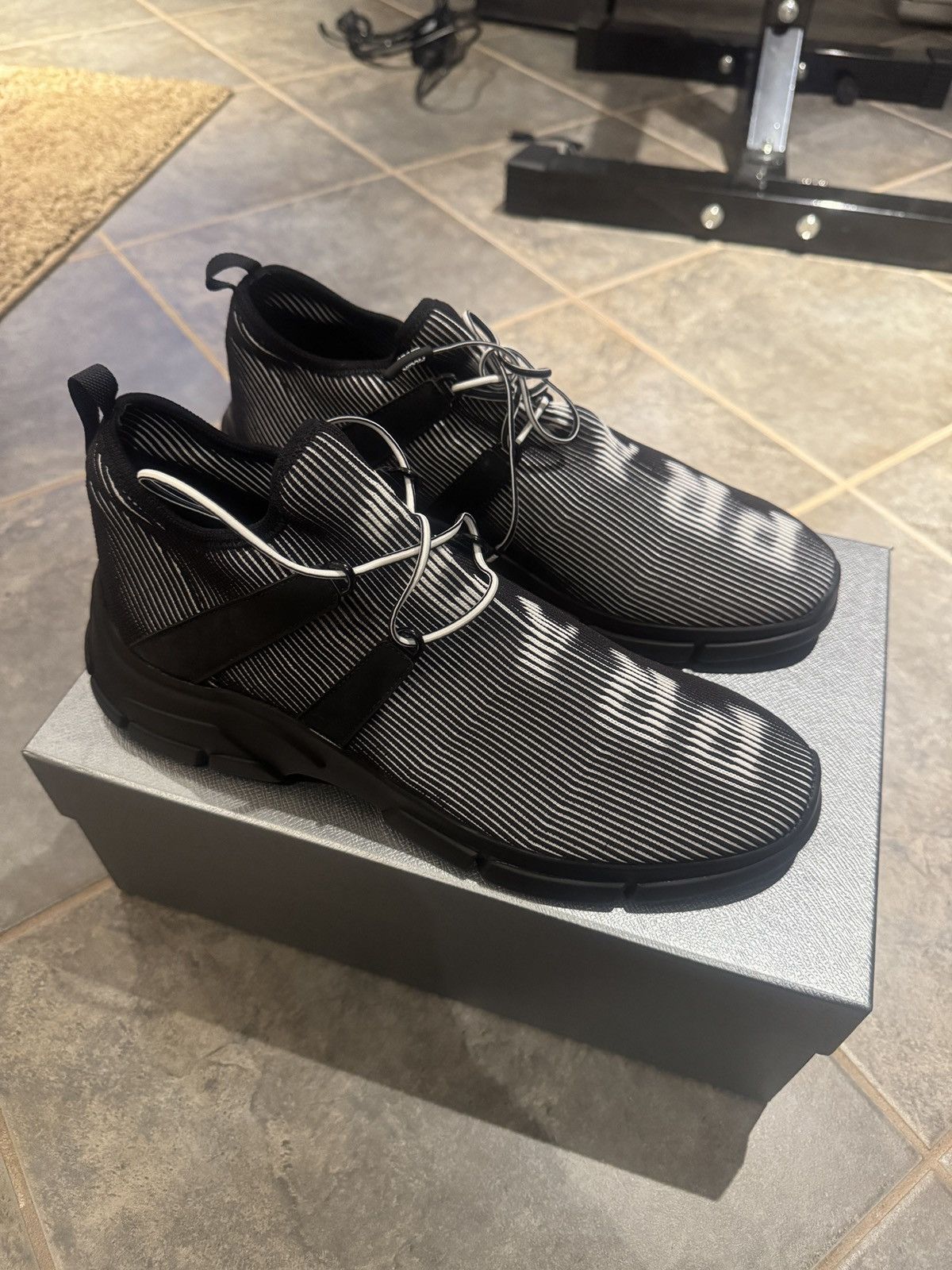 Prada PRADA High-top Sneaker Size US 8 / EU 41 - 1 Thumbnail