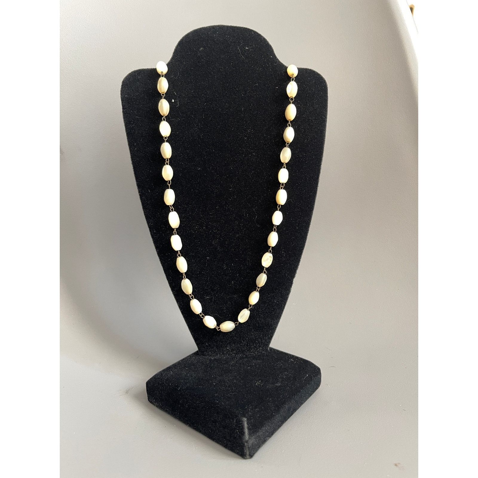 Jewelry x Vintage 1950S Mother Of Pearl Vintage Necklace in White, Women's