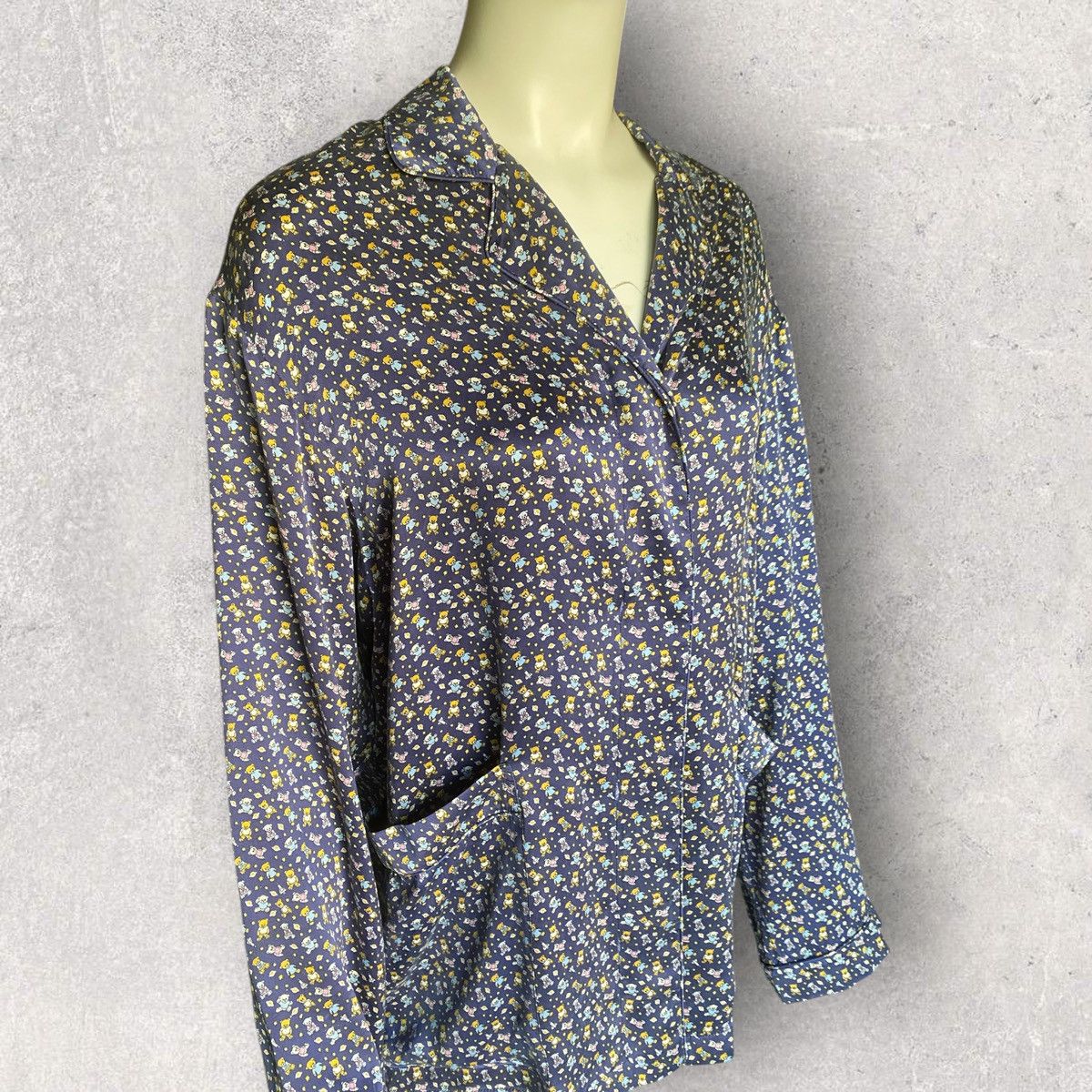 Balenciaga Balenciaga Silk Teddy Bear Pajama Shirt Size XS / US 0-2 / IT 36-38 - 1 Thumbnail