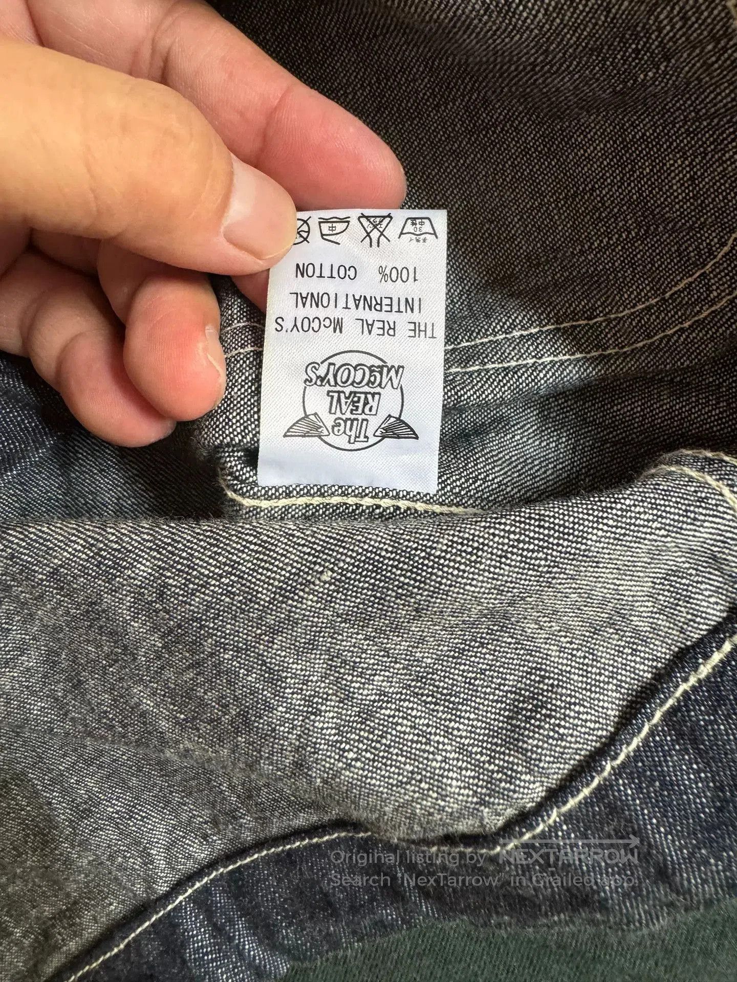 The Real McCoy's Real McCoy's USN Denim Deck Jacket. Size US M / EU 48-50 / 2 - 4 Thumbnail