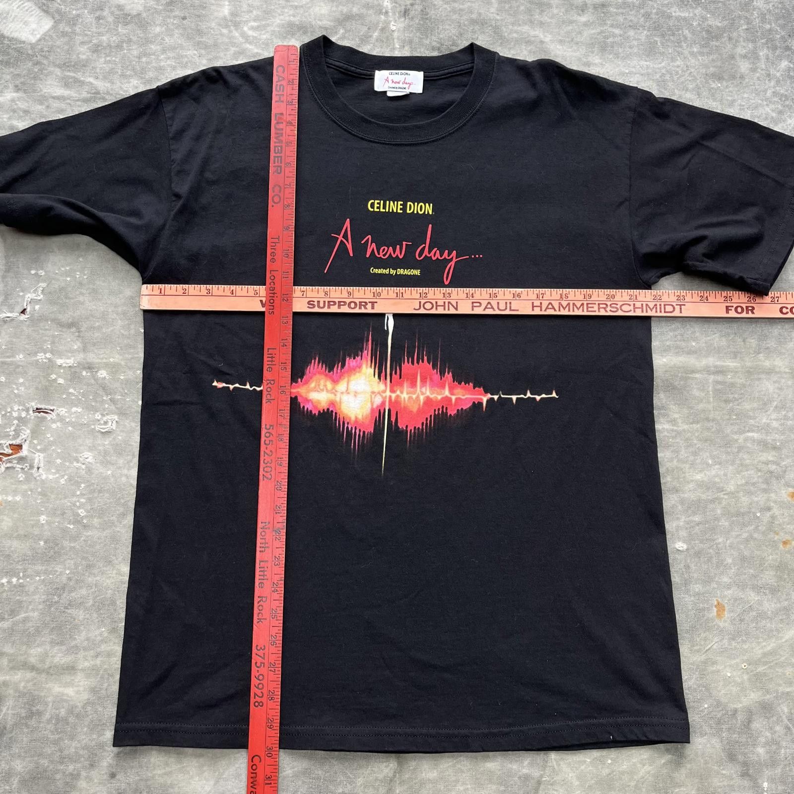 Band Tees × Vintage Vintage Y2K Deadstock Celine Dion A New Day Pop Music Shirt Size US L / EU 52-54 / 3 - 4 Thumbnail