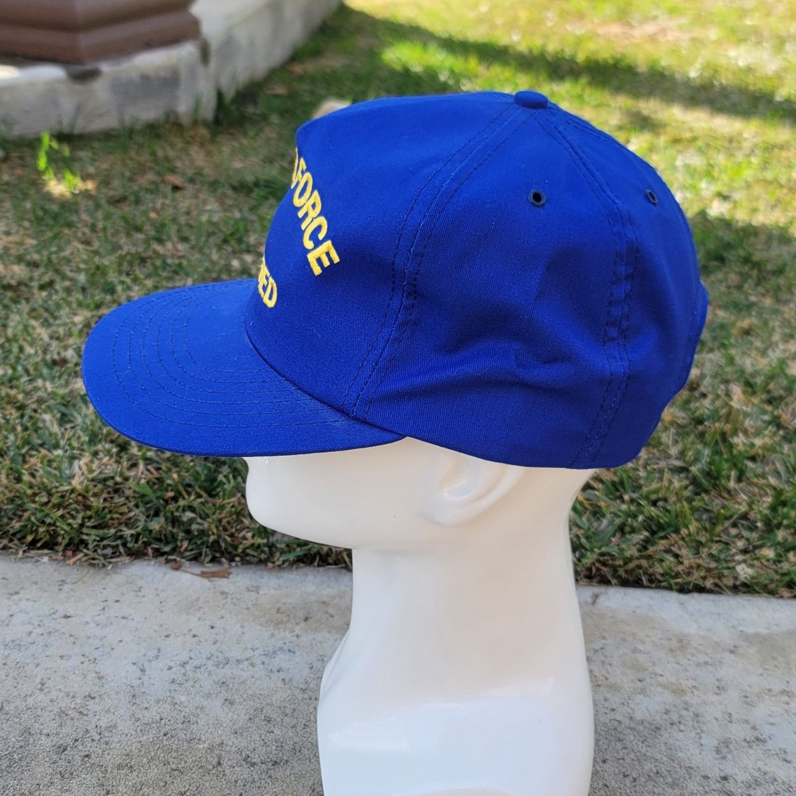 The Unbranded Brand Vtg US Air Force Snapback Retired Hat Size ONE SIZE - 3 Thumbnail