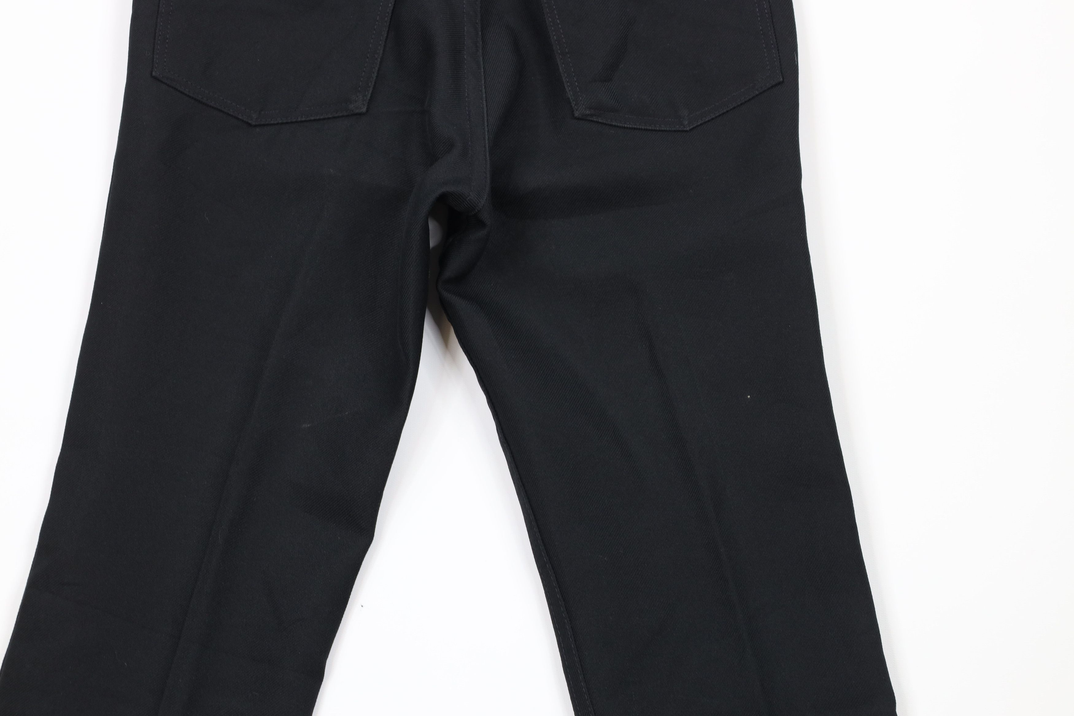Vintage × Wrangler Vintage 70s Wrangler Flared Wide Leg Knit Pants Black USA Size US 30 / EU 46 - 9 Thumbnail