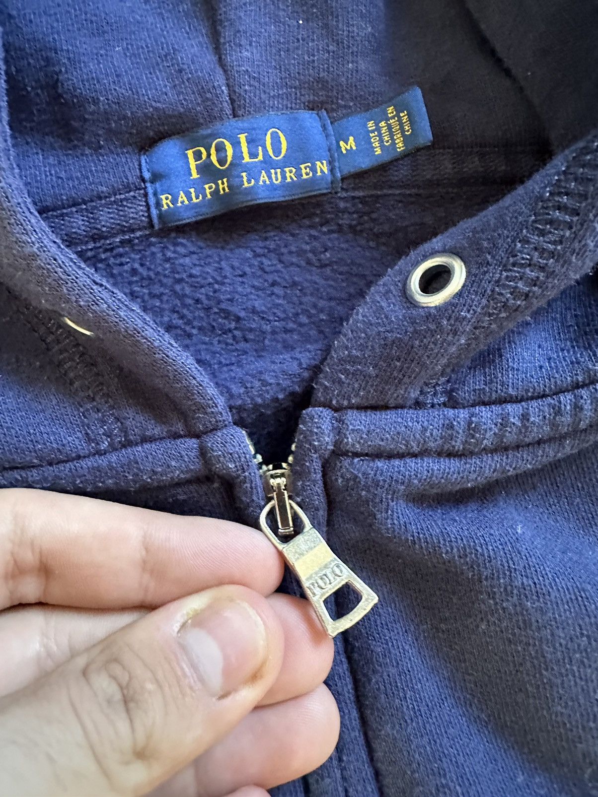 Polo Ralph Lauren Vintage Polo Ralph Lauren Zip Hoodie Logo Size US M / EU 48-50 / 2 - 9 Thumbnail
