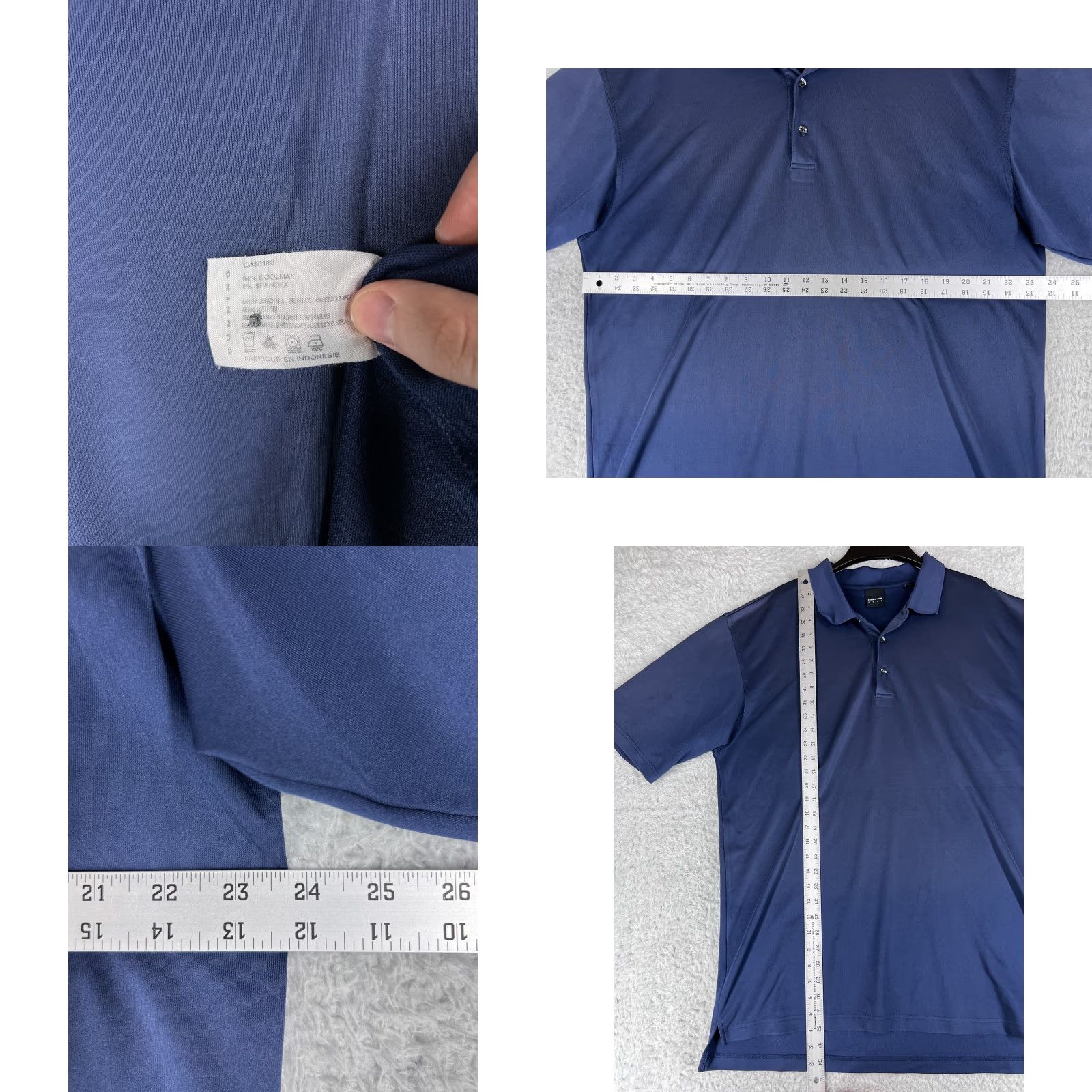 Vintage Dunning Polo Shirt Mens XL Blue Polo Shirt Adult XL Blue Golf Sports Regular Size US XL / EU 56 / 4 - 8 Thumbnail