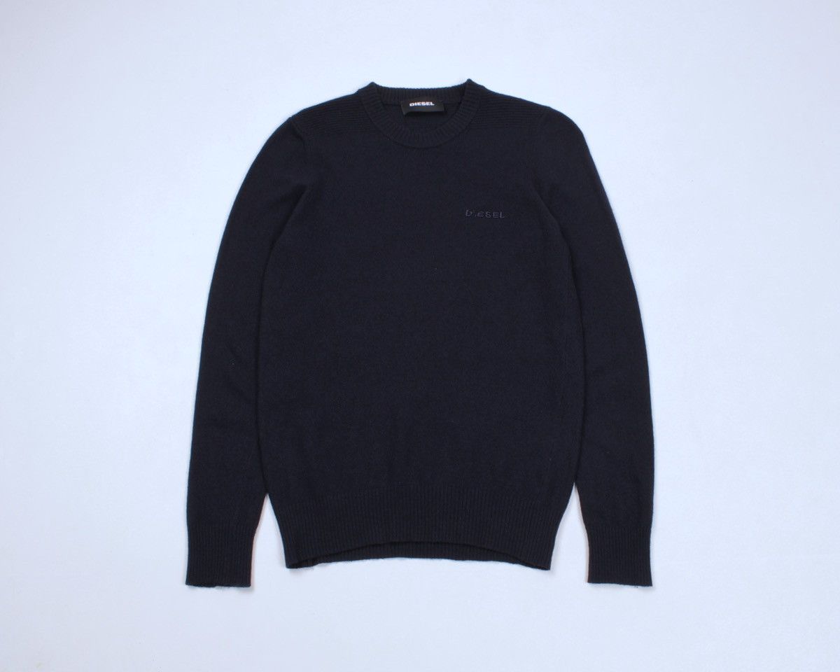 Diesel DIESEL Wool Navy Blue Pullover Sweater Jumper Size US S / EU 44-46 / 1 - 7 Thumbnail