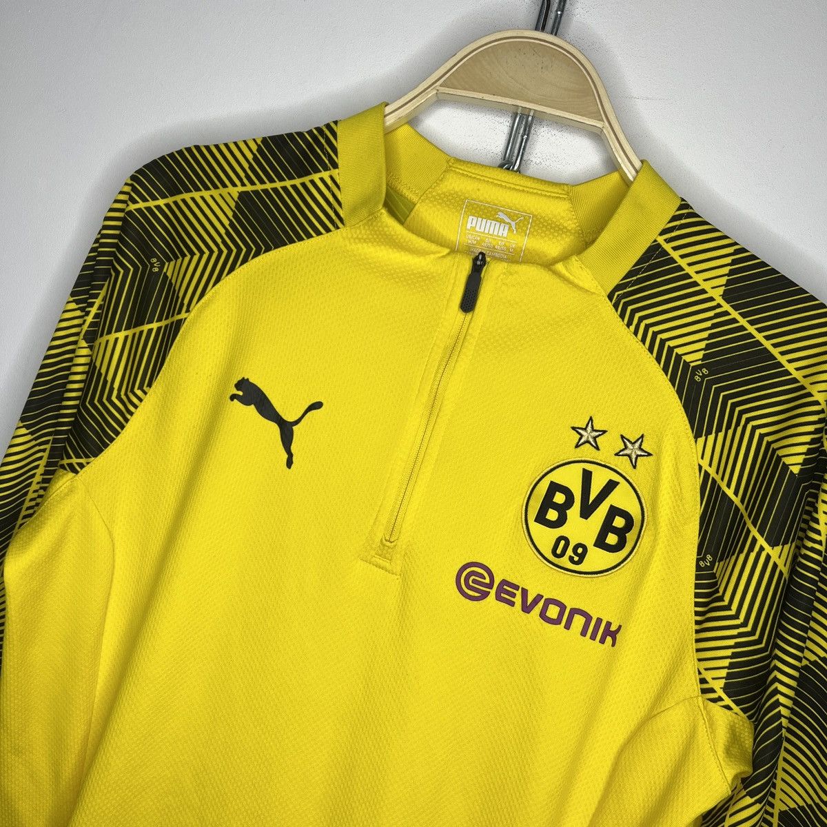 Puma × Vintage Puma Borussia Dortmund Yellow Training Top Track Jersey Size US M / EU 48-50 / 2 - 4 Thumbnail