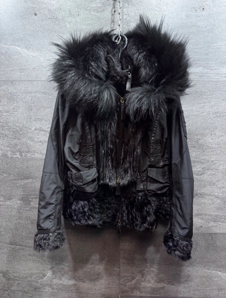 Le Grande Bleu (L.G.B.) Archival Lamb Fur Mod Parka Size US S / EU 44-46 / 1 - 1 Thumbnail