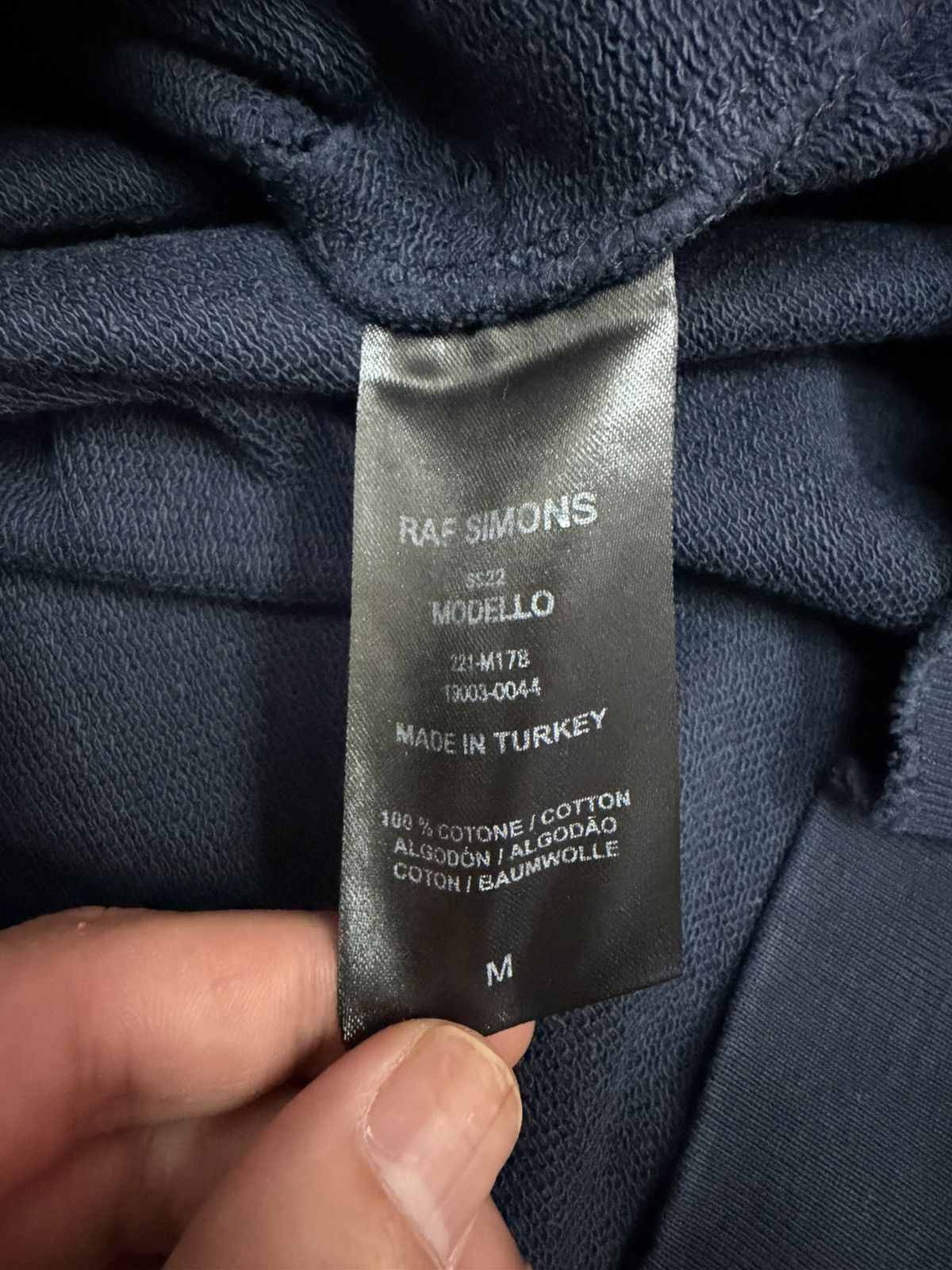 Raf Simons RAF SIMONS SS22 SUMMA CUM LAUDE UNIVERSITY HOODIE Size US M / EU 48-50 / 2 - 8 Thumbnail