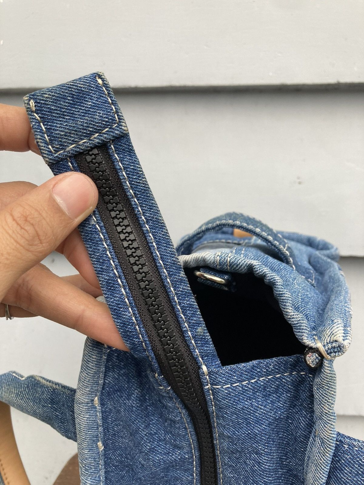 Designer × Vintage The Tote Bag Denim Jeans Material Size ONE SIZE - 13 Thumbnail