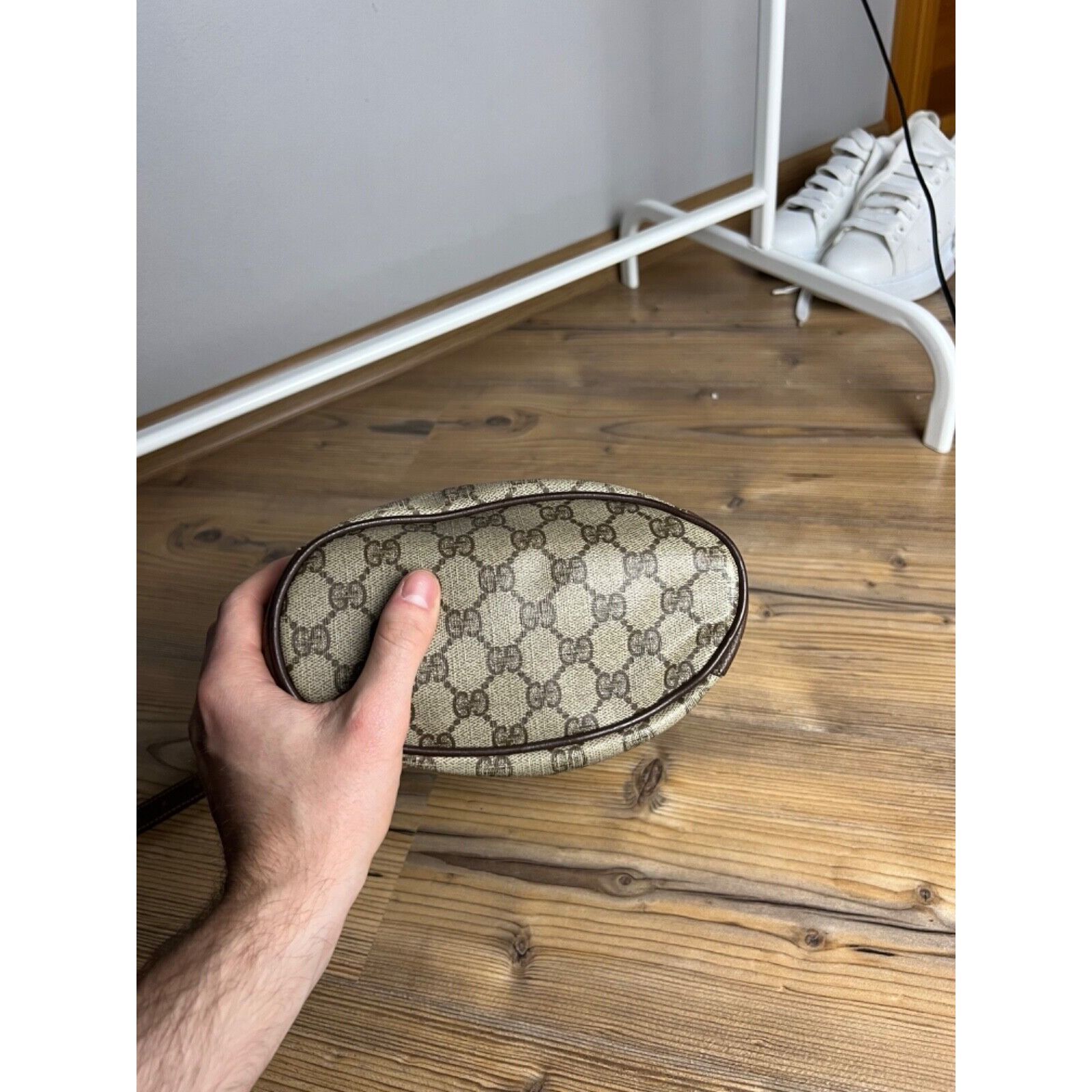 Gucci MINT! GUCCI Old GG Supreme Sherry Line Shoulder Bag Brown 40 Size ONE SIZE - 12 Thumbnail