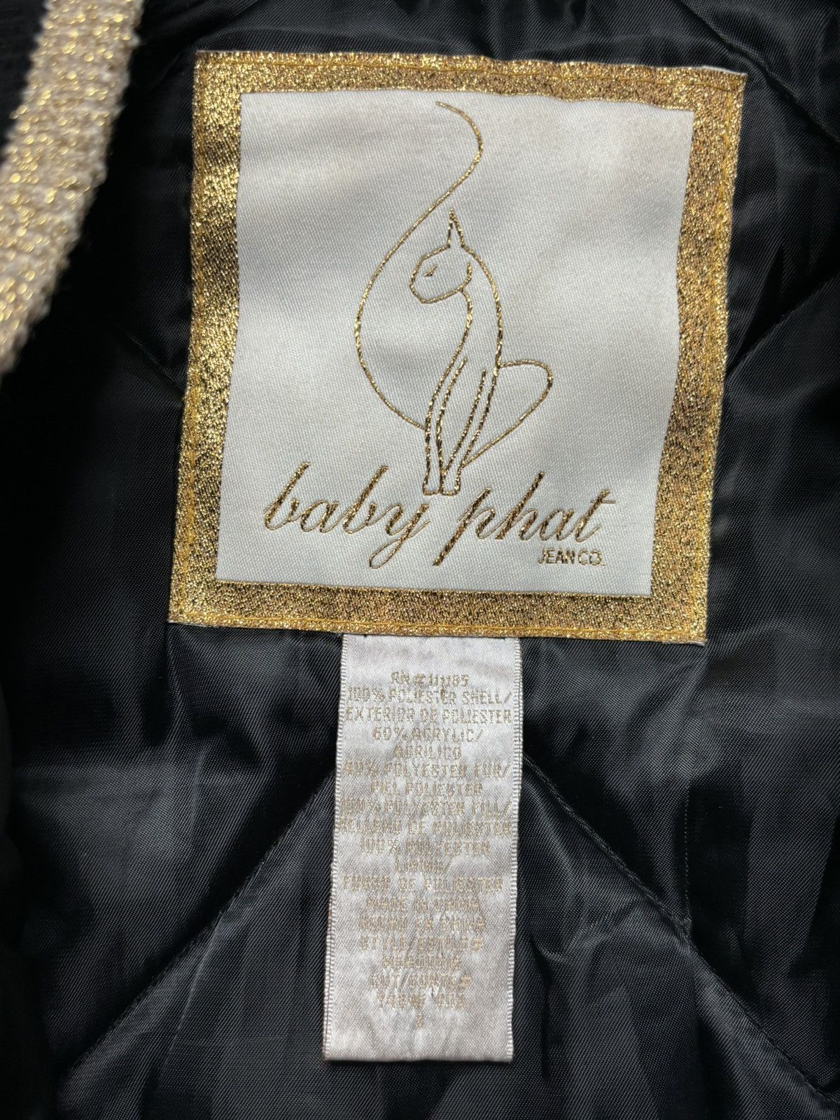 Vintage Baby phat gold vintage printed bomber jacket Size M / US 6-8 / IT 42-44 - 9 Thumbnail