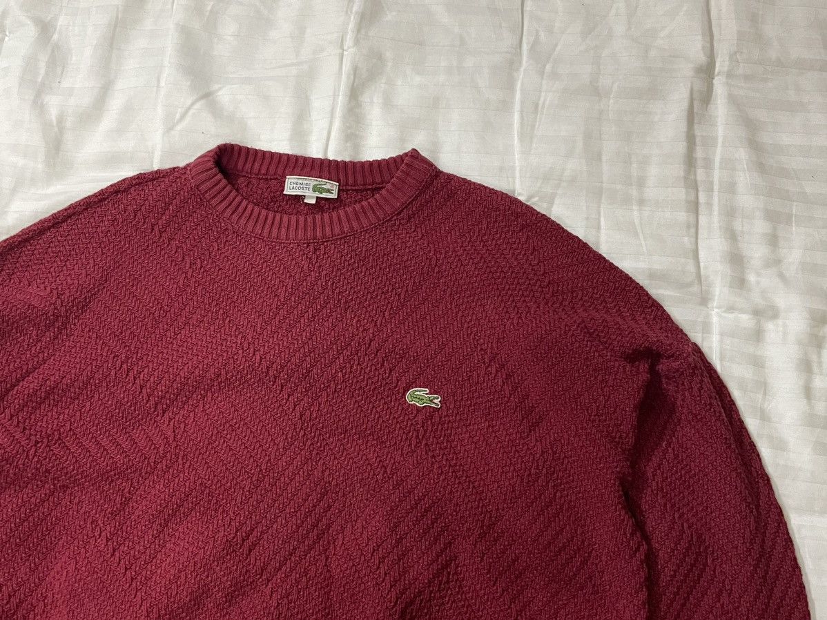 Lacoste Vintage Lacoste Knitted Sweater Size US XL / EU 56 / 4 - 4 Thumbnail