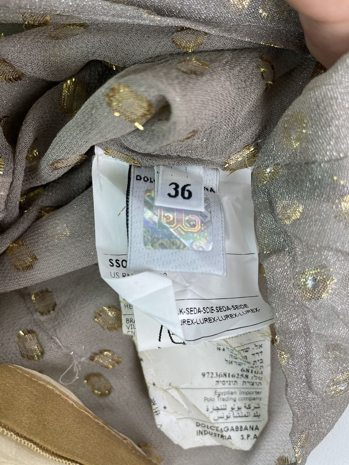 Dolce & Gabbana Dolce and Gabbana D&G polka dot silk blouse shirts Size XS / US 0-2 / IT 36-38 - 8 Thumbnail
