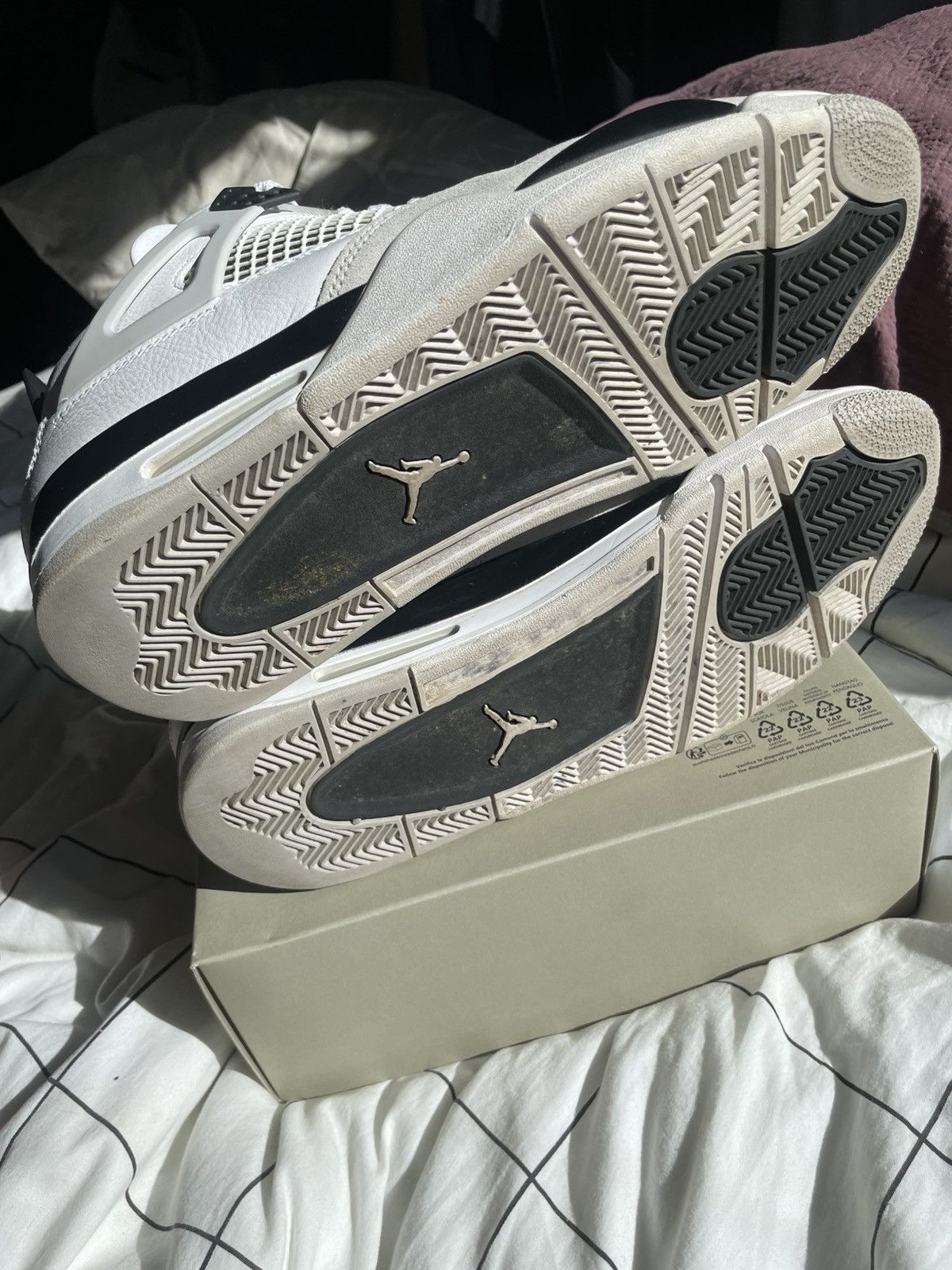 Jordan Brand Jordan 4 Black military Size US 12 / EU 45 - 6 Thumbnail