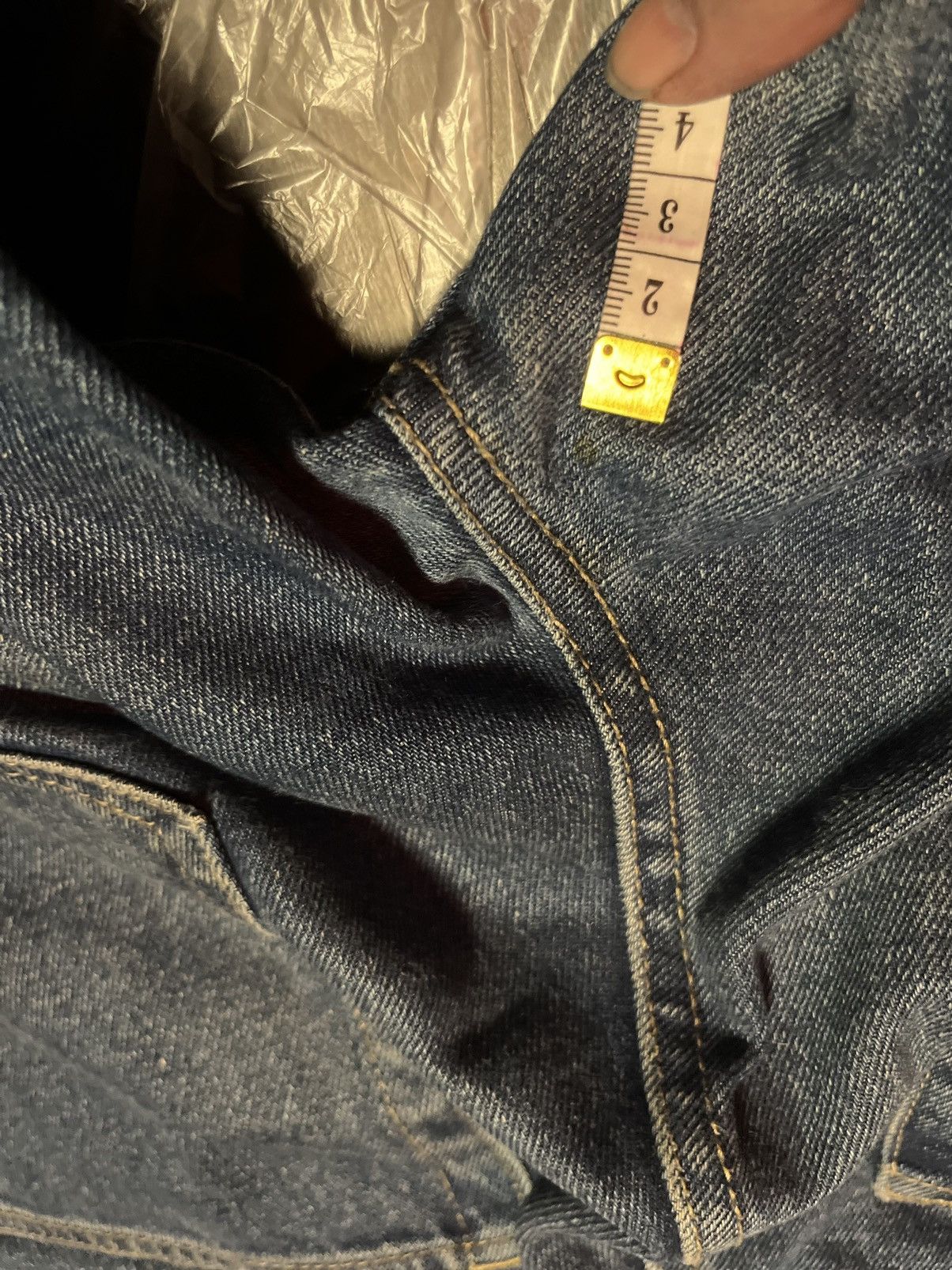 Japanese Brand Custom Horror Graphic Denim Jeans (Straight Fit, DIY2020s) Size US 30 / EU 46 - 11 Thumbnail