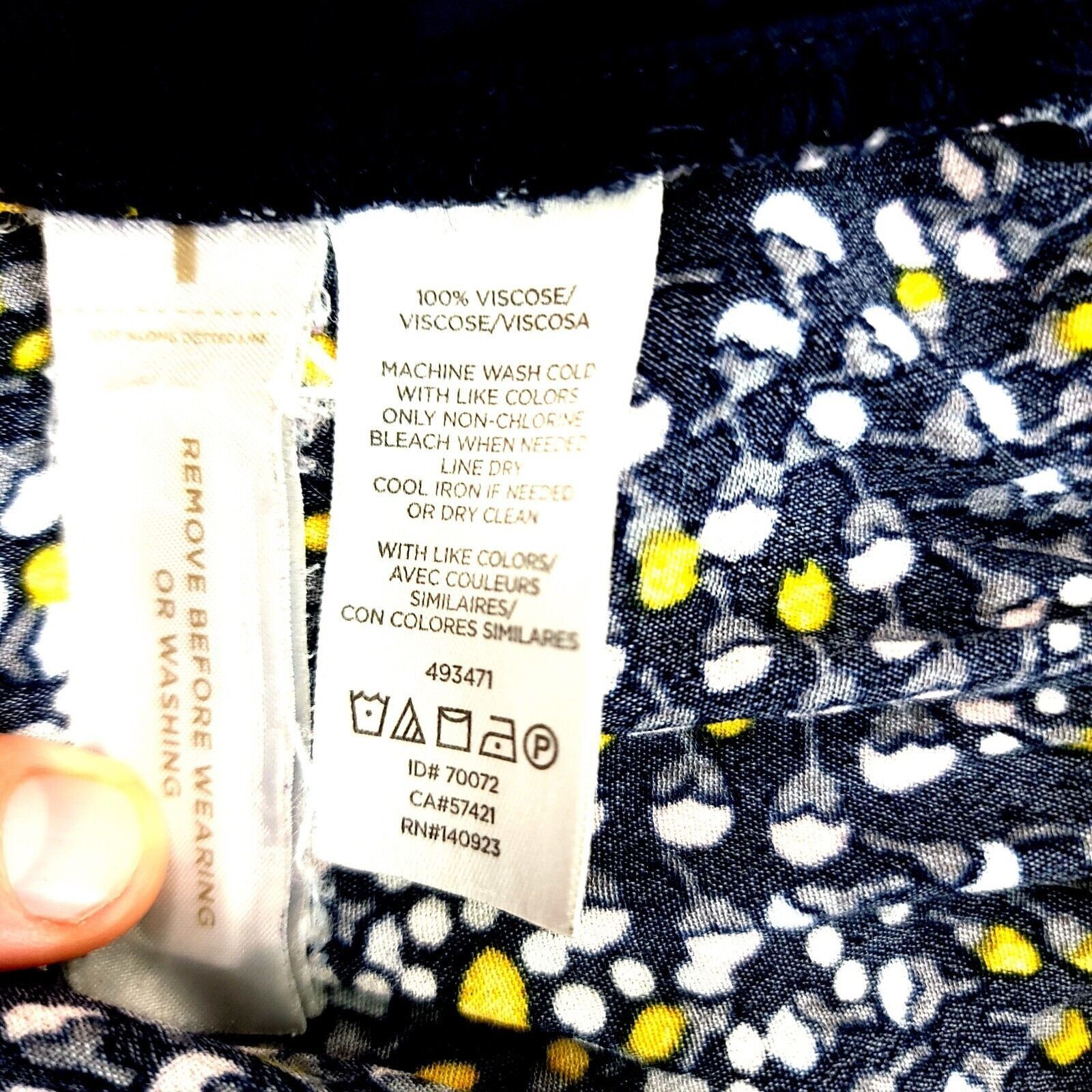 Ann Taylor Ann Taylor Loft Blue Yellow Floral Small Hot Pants High Rise Size 30" / US 8 / IT 44 - 4 Thumbnail