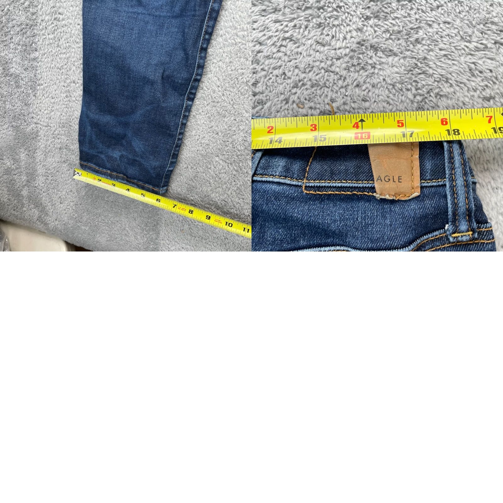 American Eagle Outfitters VINTAGE American Eagle Outfitters Jeans Mens 38x30 Blue AirFlex 360 Skinny Distressed (Note: Original had no vintage; included for format only) Size US 36 / EU 52 - 9 Thumbnail
