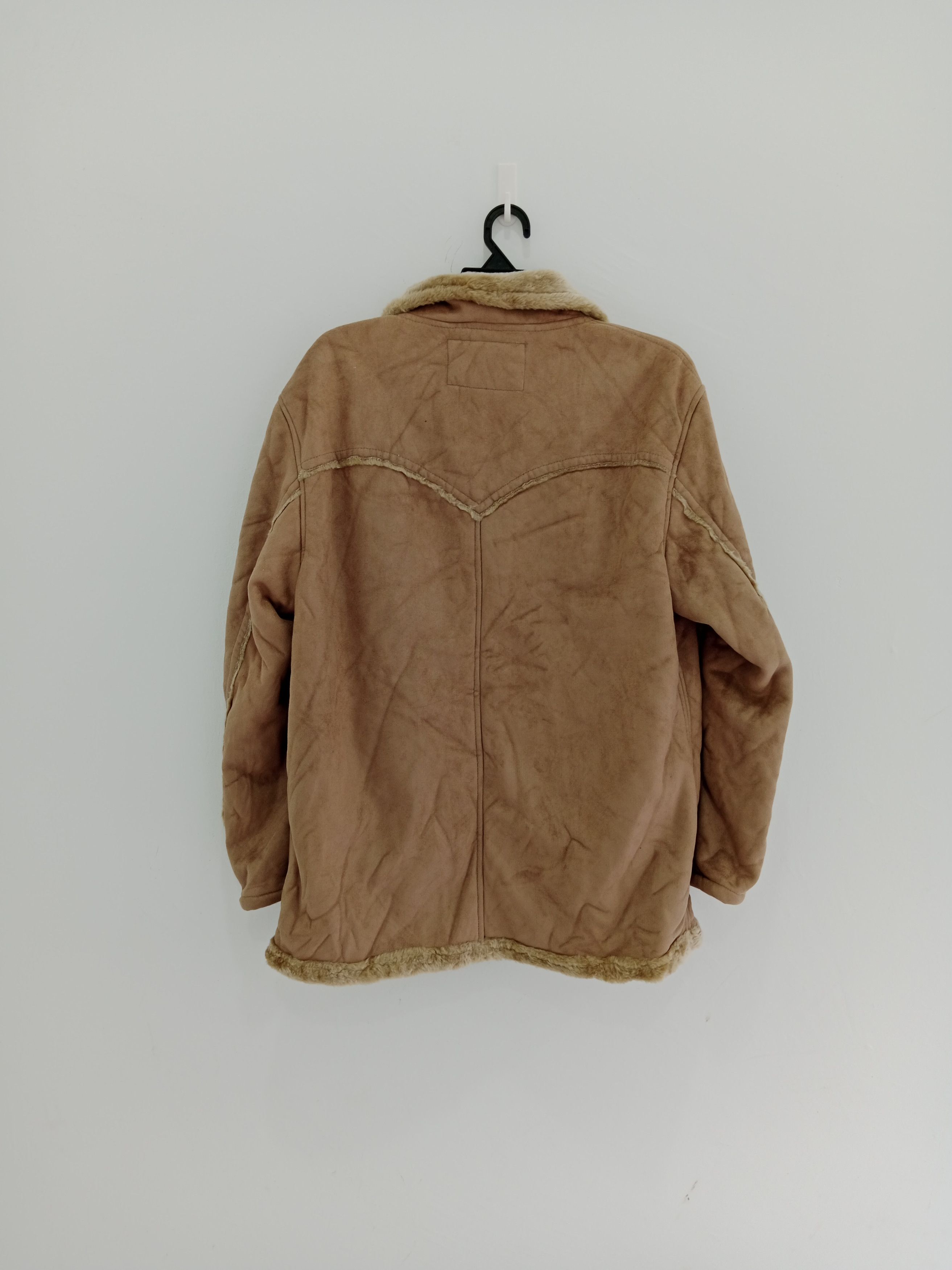Japanese Brand × Kansai Yamamoto Kansai Jeans Fur Jacket Japanese Brand Size US L / EU 52-54 / 3 - 2 Thumbnail