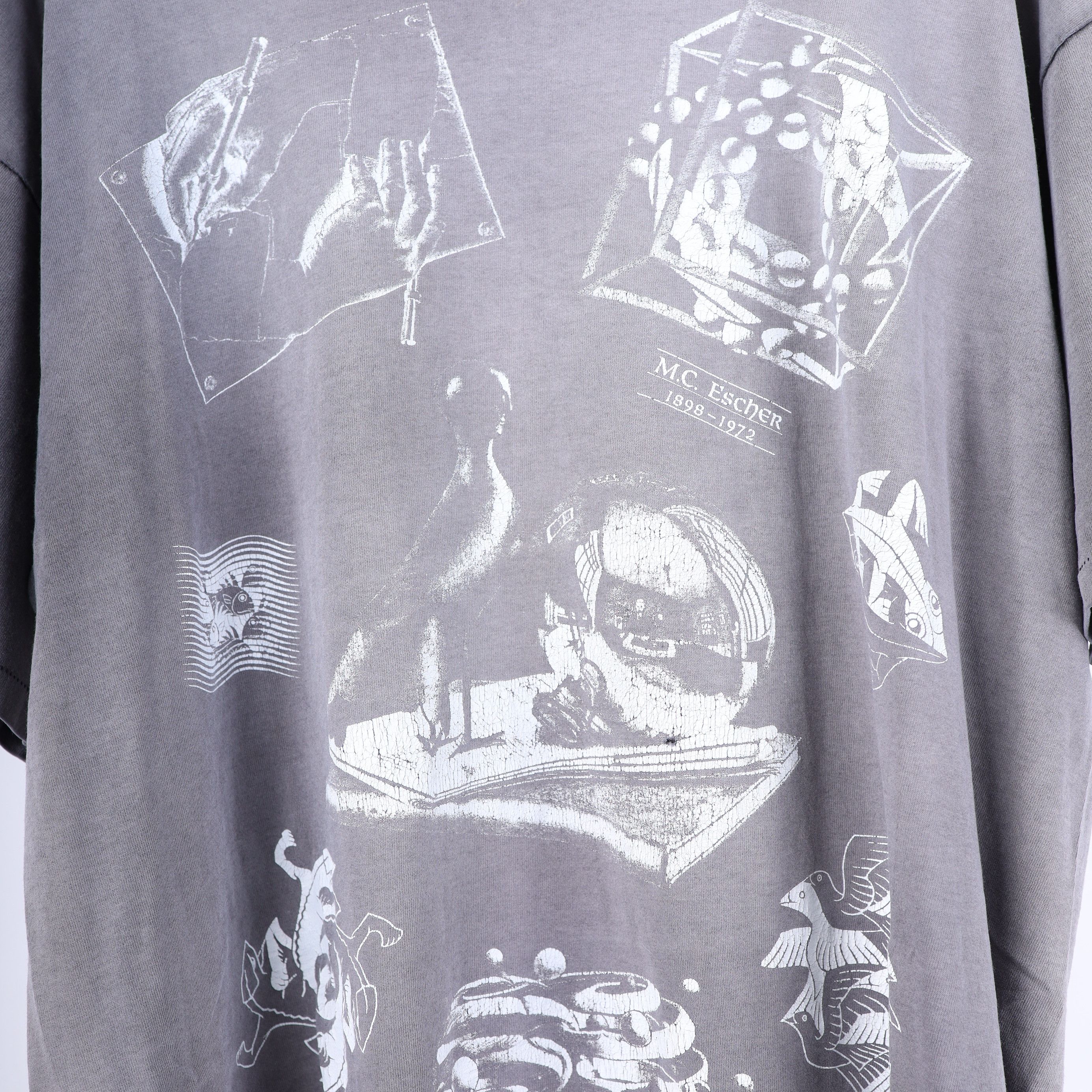 Vintage MC Esher Faded Tee Size US XL / EU 56 / 4 - 6 Thumbnail