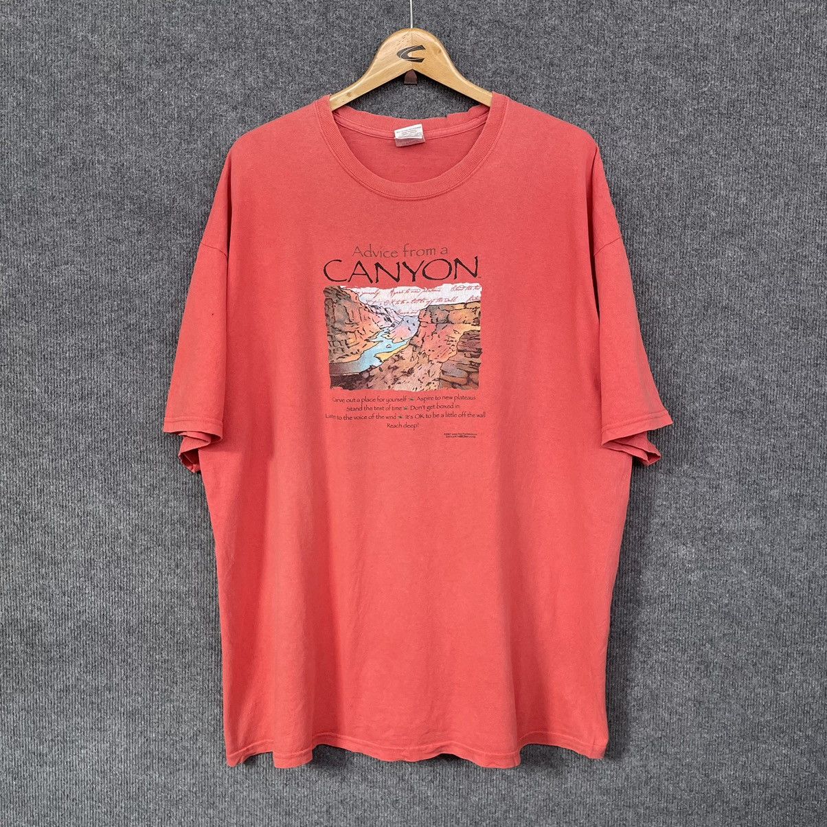 Vintage Vintage 2007 Advice From A Canyon T Shirt Size US XXL / EU 58 / 5 - 1 Thumbnail