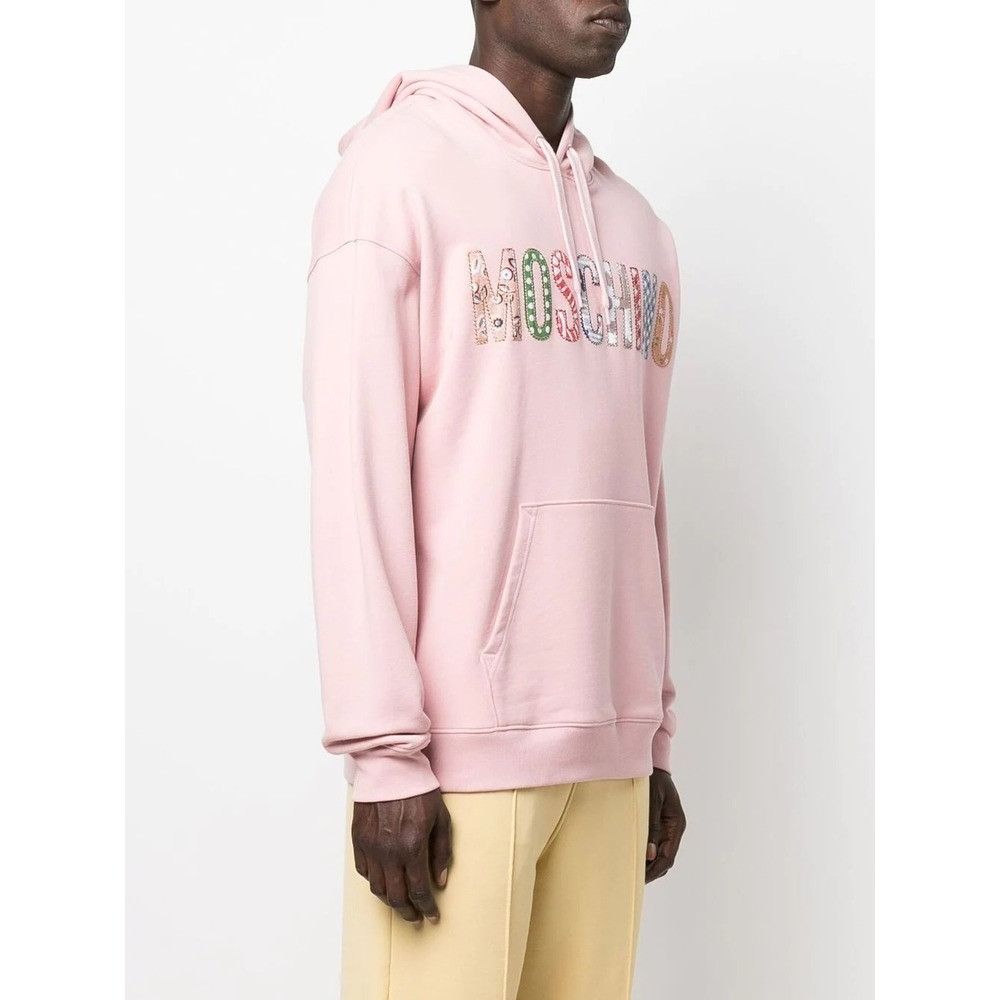 Moschino o1y0225 Logo Hoodie in Pink Size US S / EU 44-46 / 1 - 3 Thumbnail