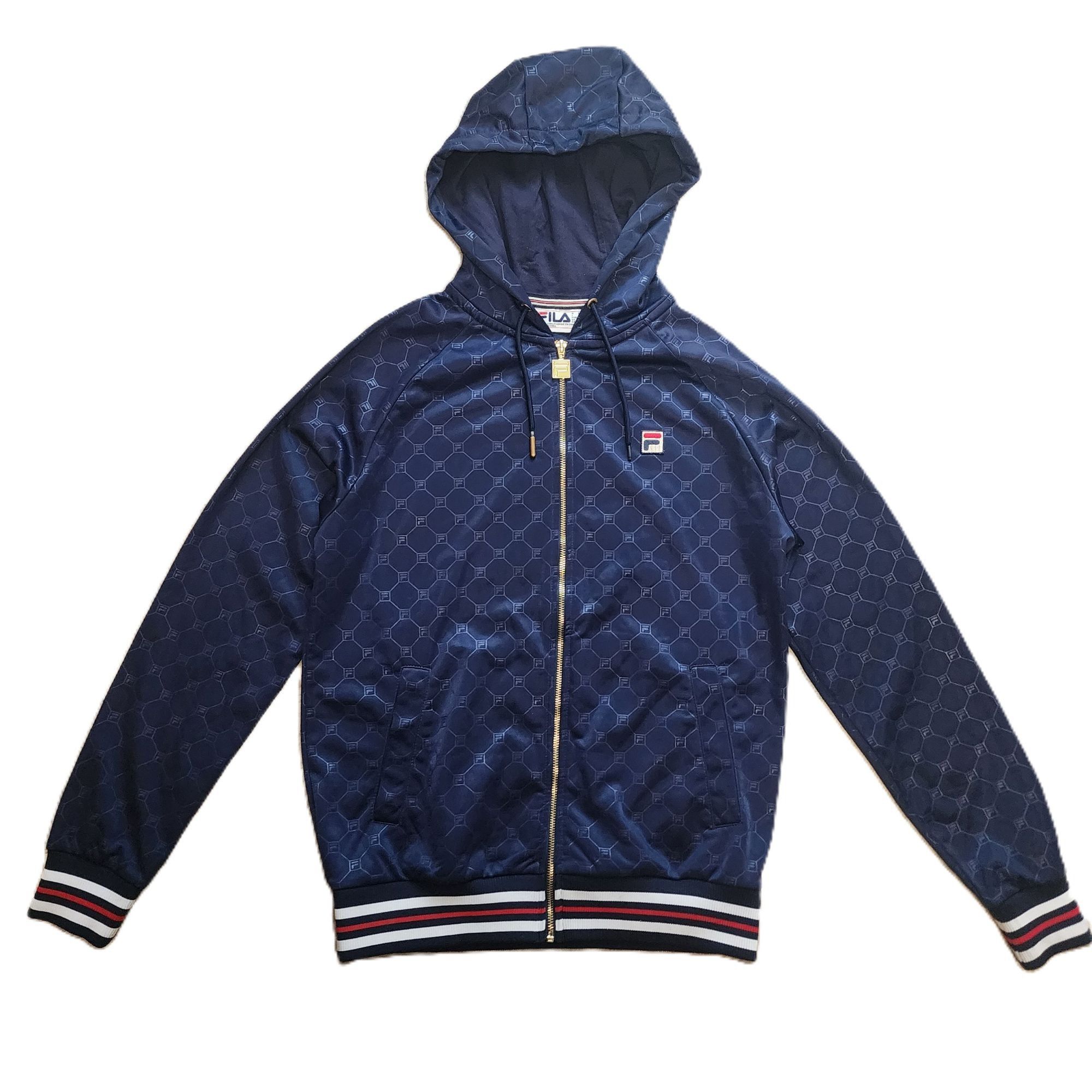 Fila Fila Monogram Navy Blue Tracksuit Size US M / EU 48-50 / 2 - 1 Thumbnail