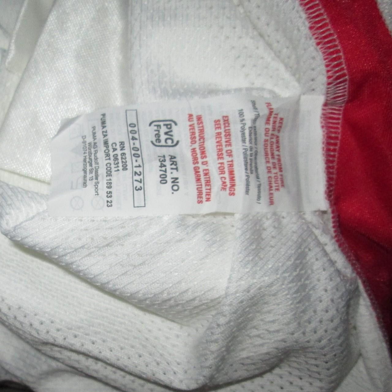 Puma VfB Stuttgart Germany 2007 2008 Home Shirt Jersey Size US XL / EU 56 / 4 - 4 Thumbnail
