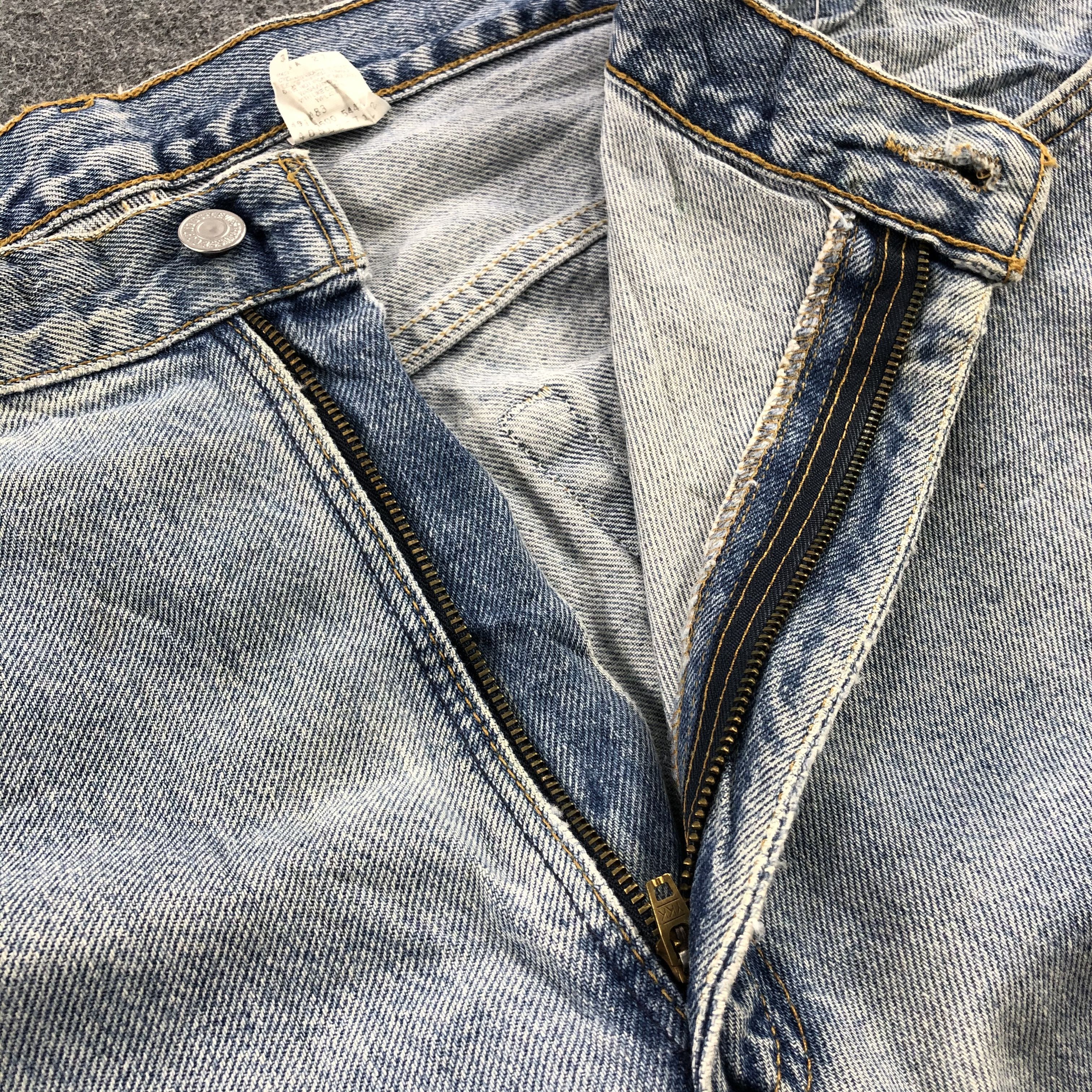 Levi's Baggy Vintage Levis 560 Jeans Faded Blue Denim-J1112 Size US 41 - 7 Thumbnail