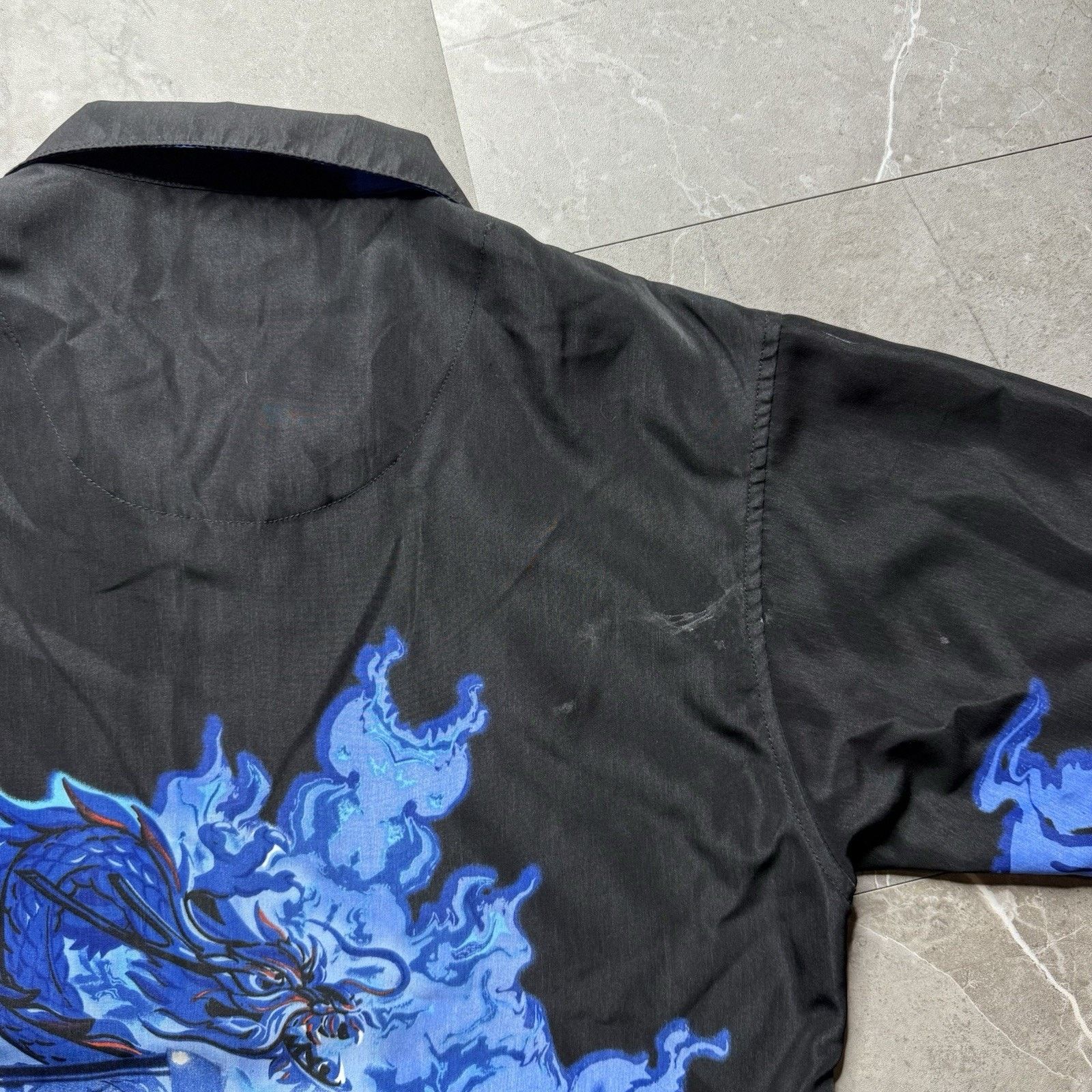 Vintage Vintage Y2K No Boundaries Dragon Race Car Button Up Shirt Size US XS / EU 42 / 0 - 4 Thumbnail