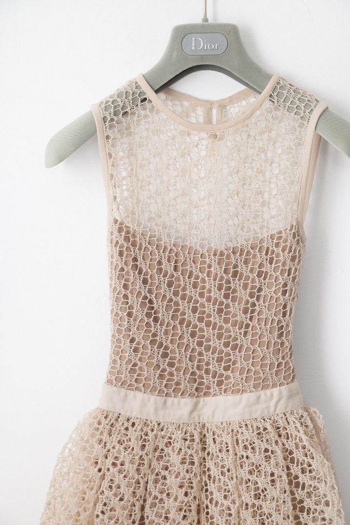 Dior SSS14 nude dress Size XS / US 0-2 / IT 36-38 - 2 Thumbnail