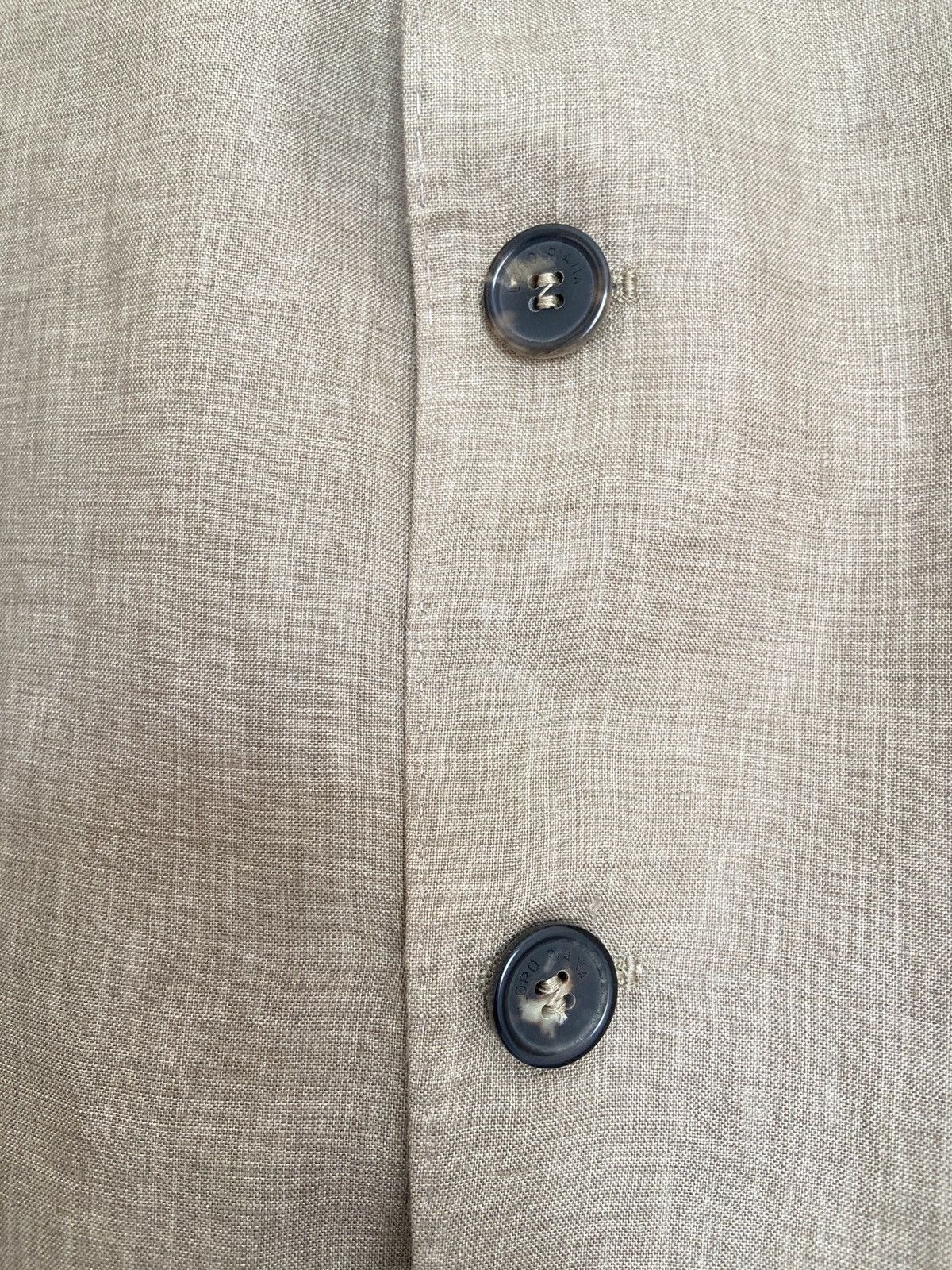 Loro Piana Loro Piana Two-Button Rain System Unstructured Linen Blazer Size 46R - 4 Thumbnail