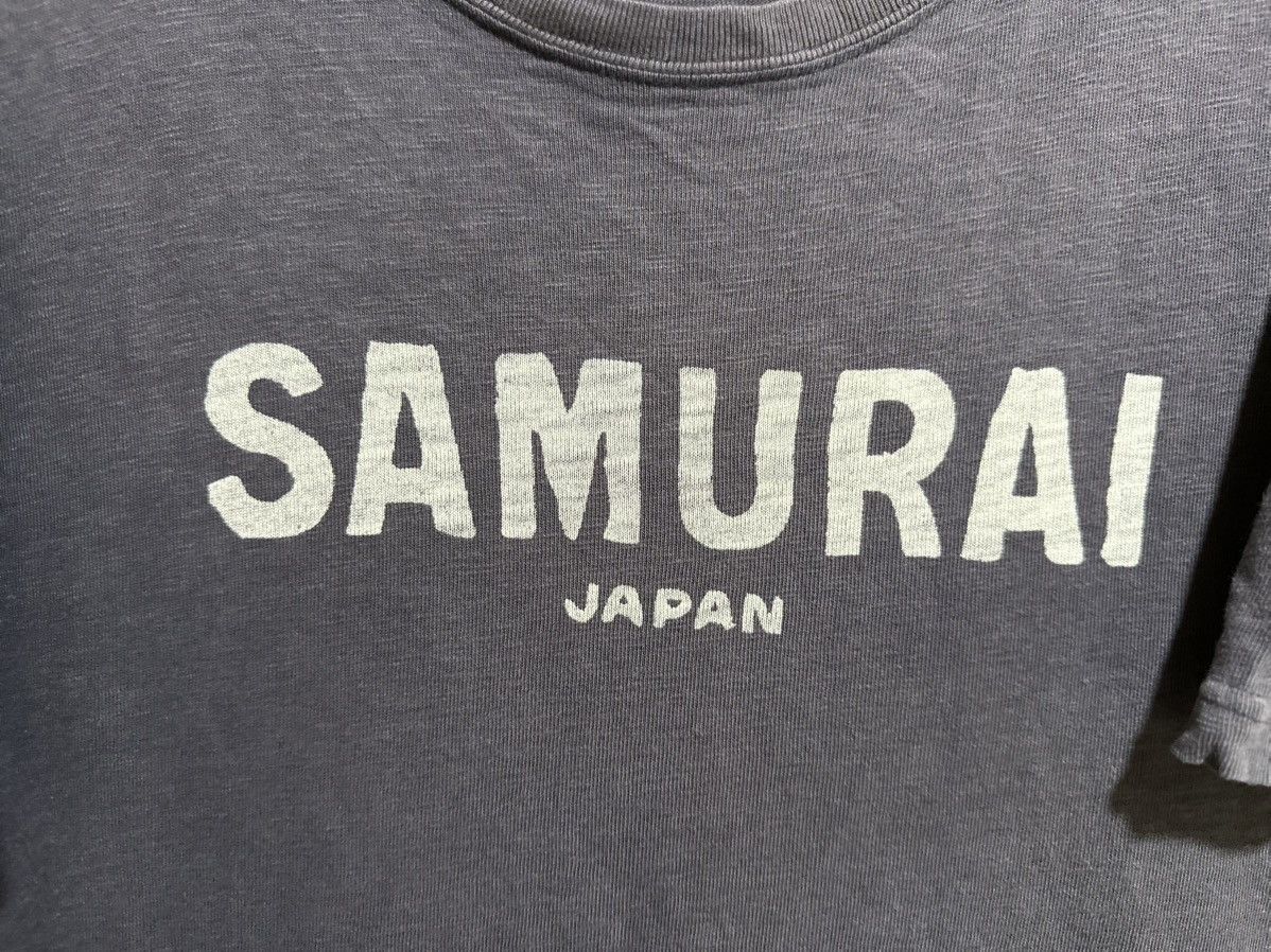 Japanese Brand Thrashed Vintage Impregnerade Samurai Sun Faded Tee Size US L / EU 52-54 / 3 - 3 Thumbnail