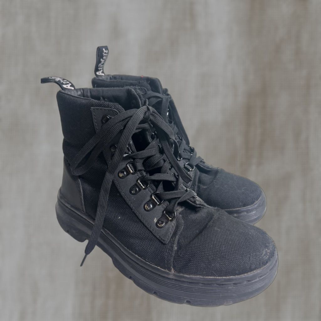 Dr. Martens Dr Martens Combs W Poly Combat Boots Womens Shoes Size 7 Black High Top Docs Style Combat Boots Mens? Womens? 7 Size S / US 4 / IT 40 - 1 Thumbnail