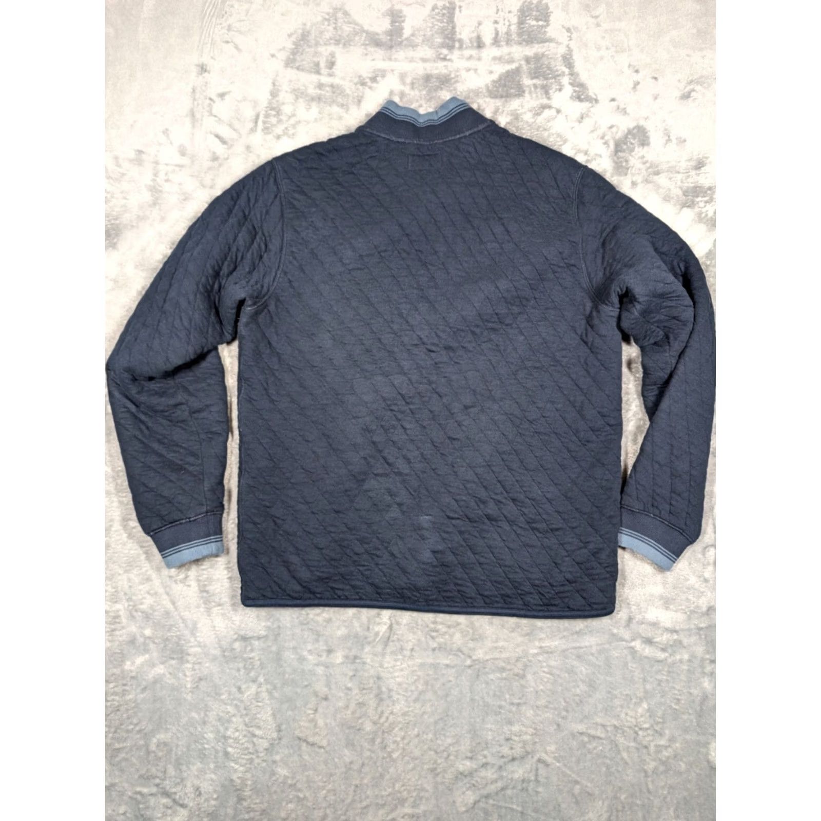 Vintage Wellen Huckberry Quarter Zip Quilted Jacket Mens Sz Medium Blue Outdoors Size US M / EU 48-50 / 2 - 7 Thumbnail