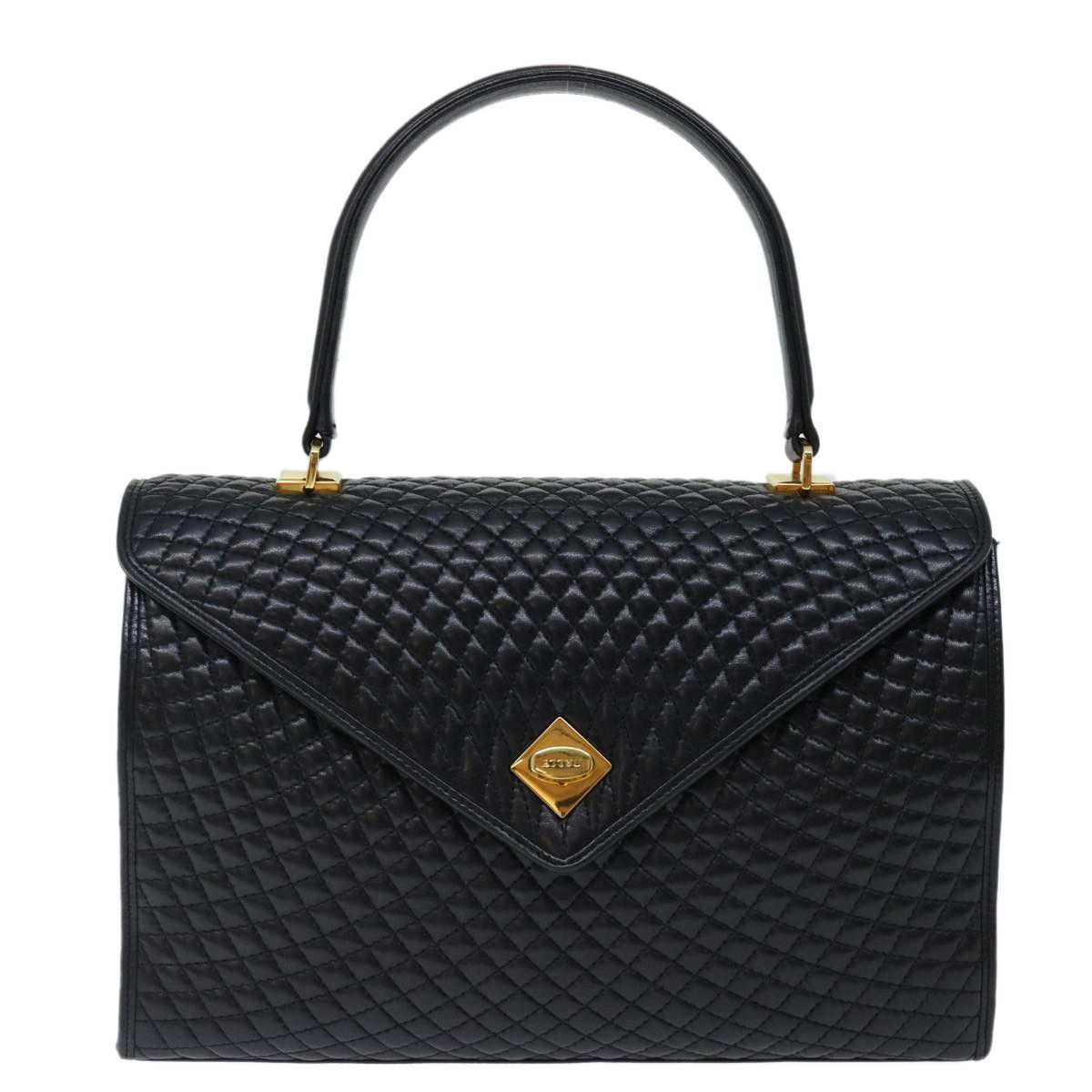 Bally Black Leather Handbag (Pre-Owned) Size ONE SIZE - 1 Thumbnail