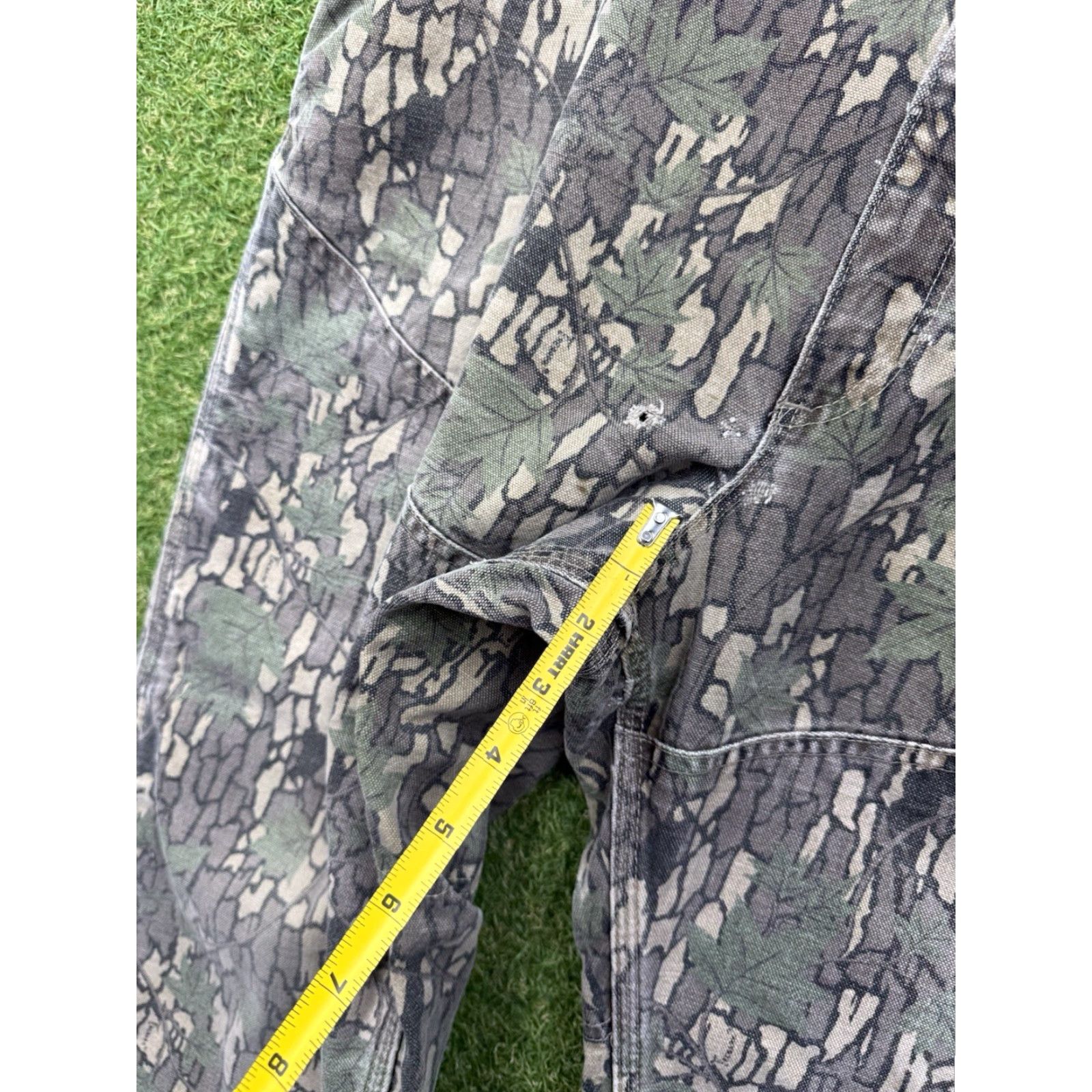 Carhartt VINTAGE Carhartt Pants Real Tree Camo Double Knee Workwear 38x28 Mens 80s Carpenter Camouflage 80s Mens Size US 38 / EU 54 - 7 Thumbnail